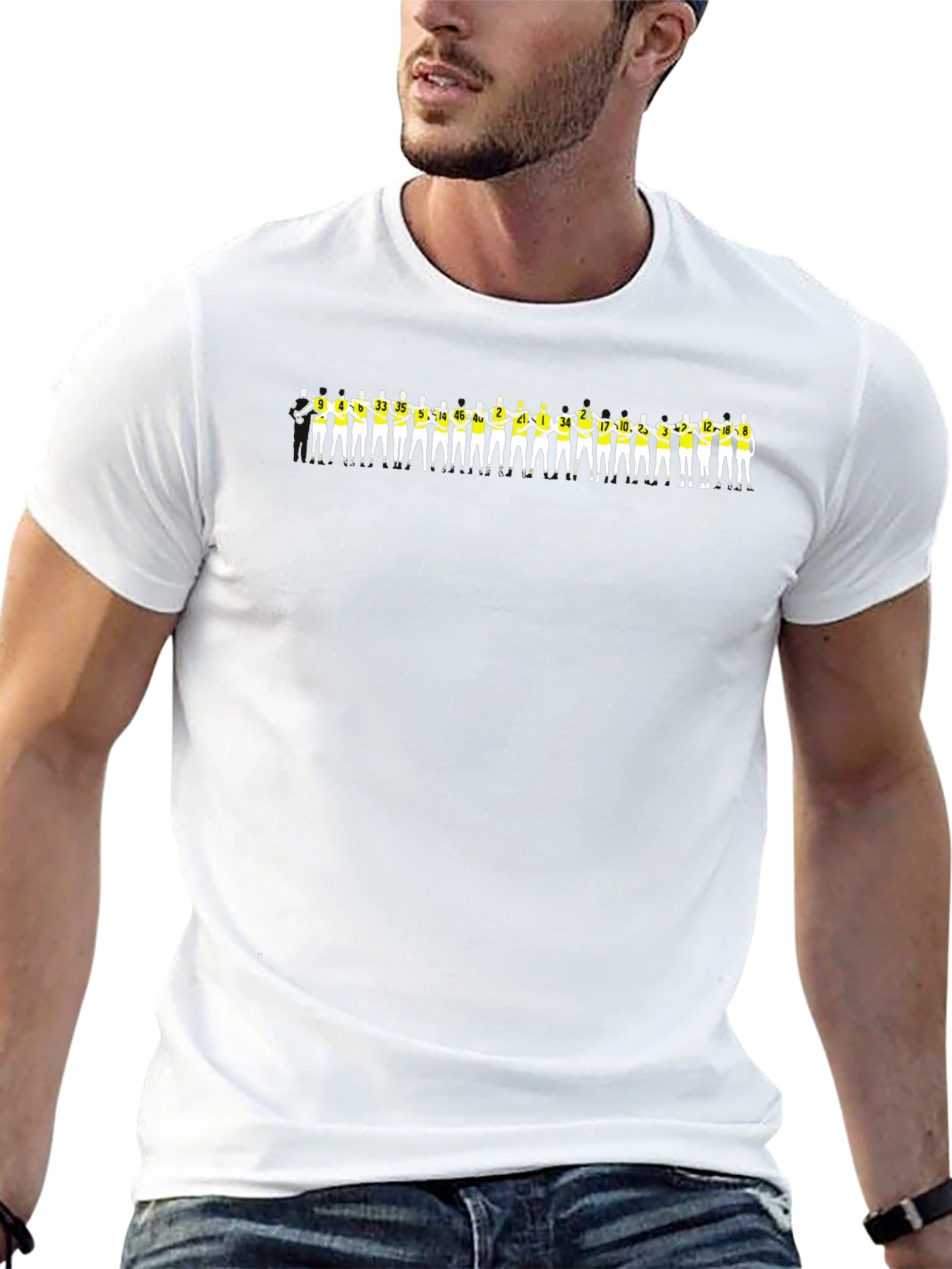 Team Silhouette Graphic Tee - Black