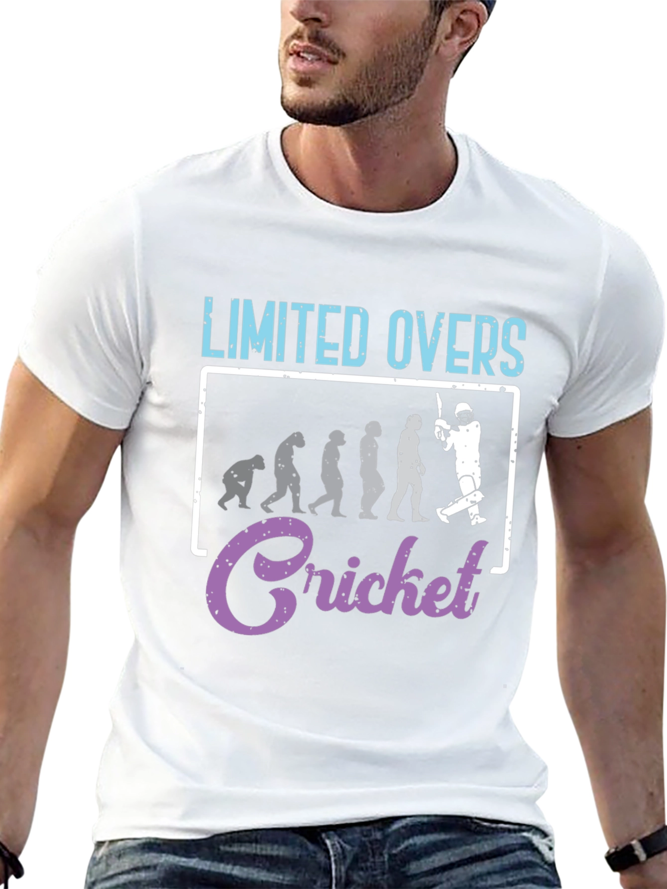 Limited Overs Cricket Evolution T-Shirt