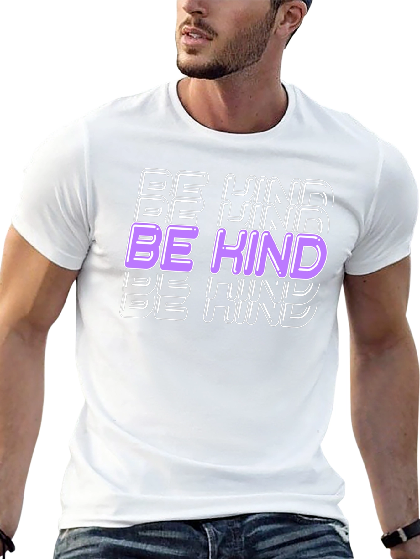 Be Kind Graphic Tee - Mens Black T-Shirt