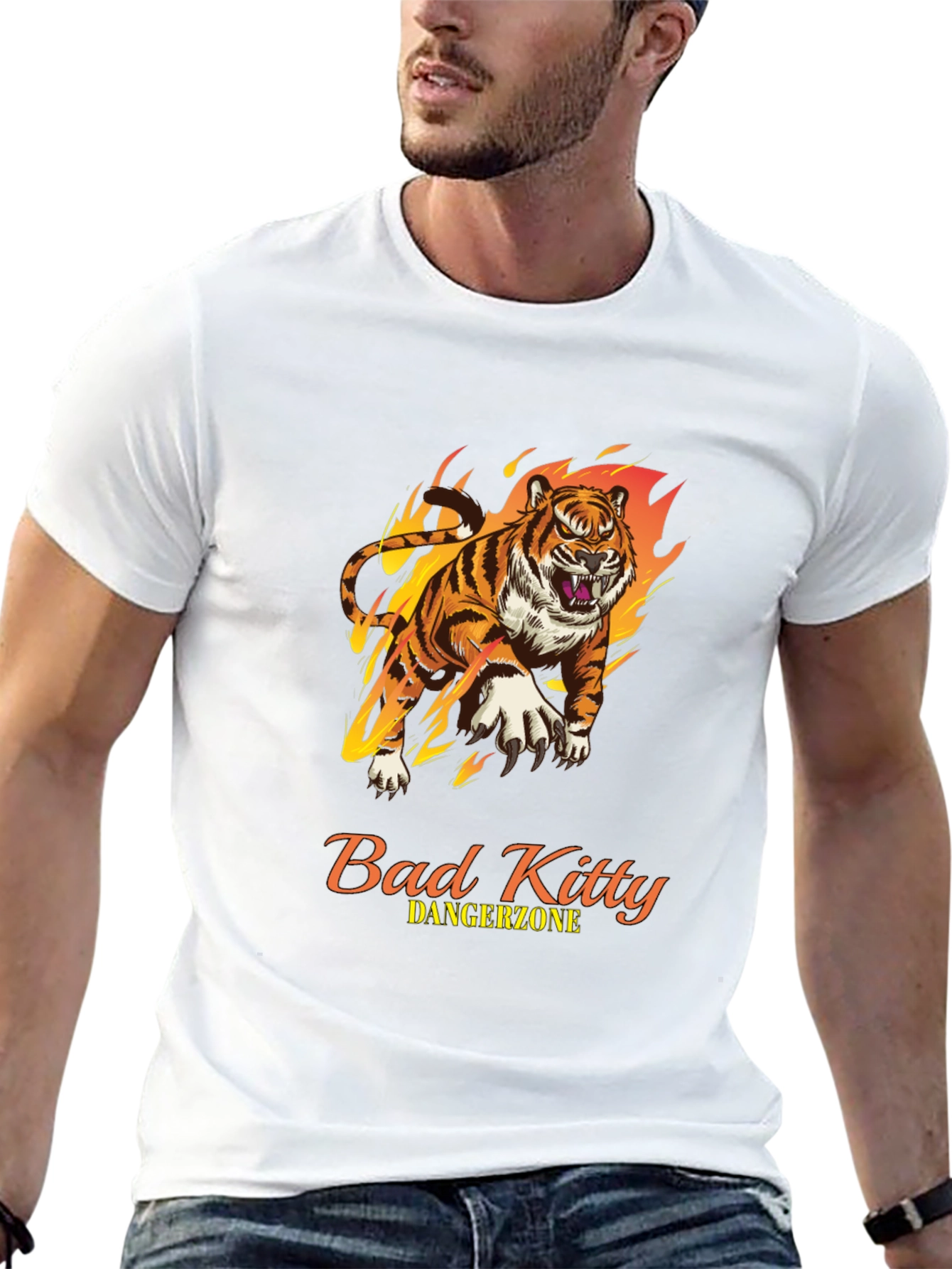 Bad Kitty Dangerzone Graphic Tee