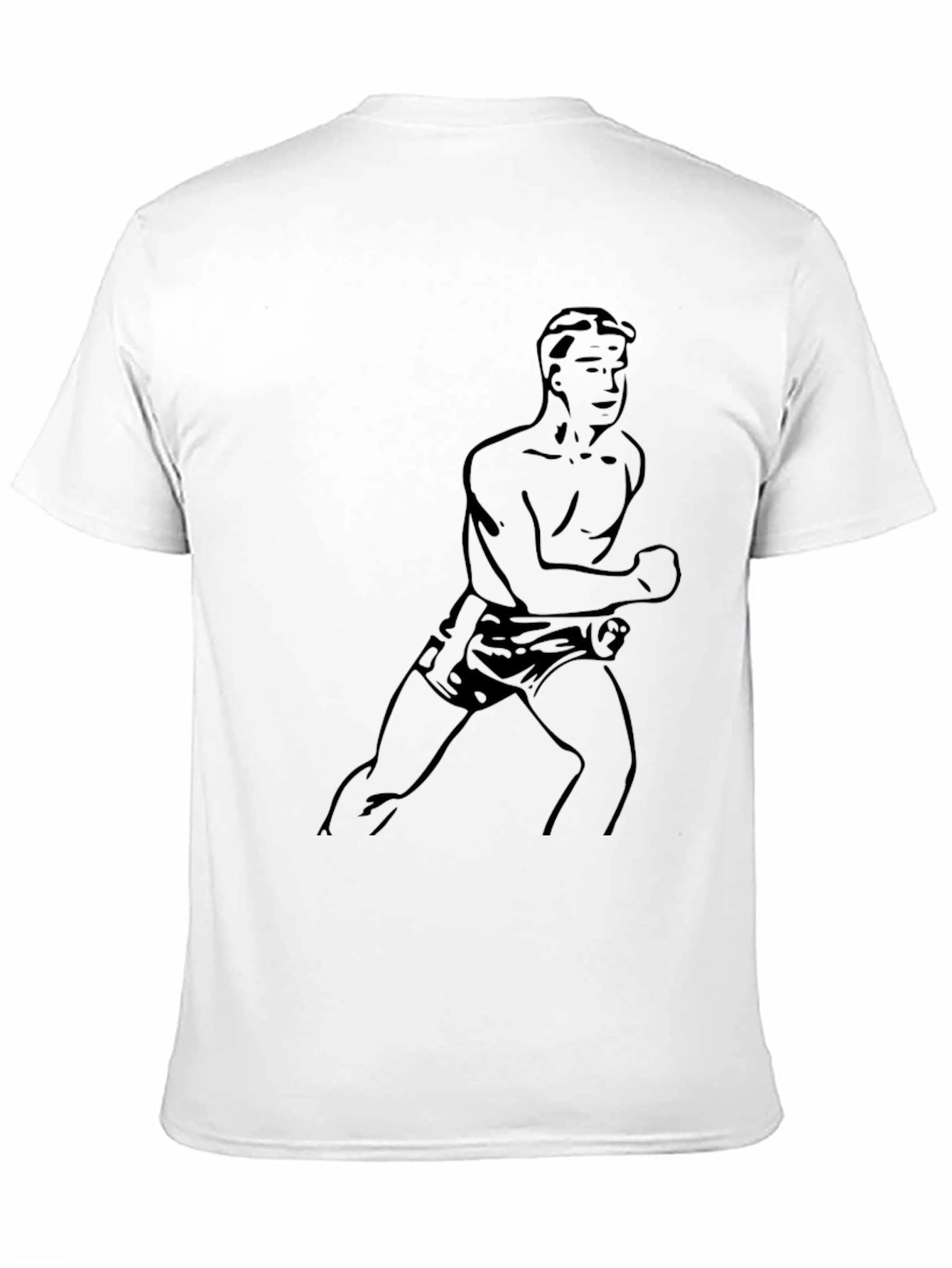 Retro Boxer Graphic Tee - Classic Comfort