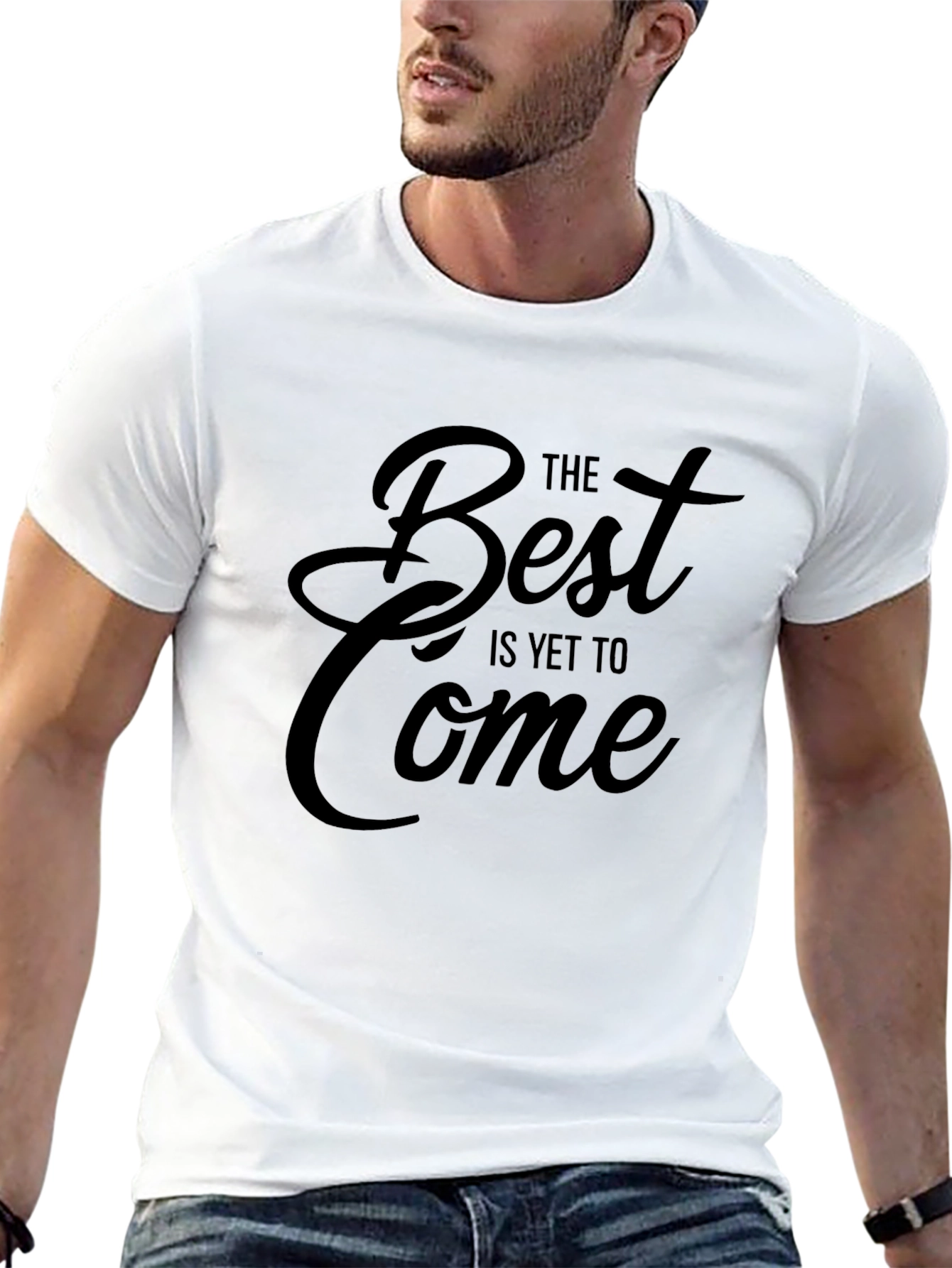 Inspirational The Best Is Yet To Come Black T-Shirt