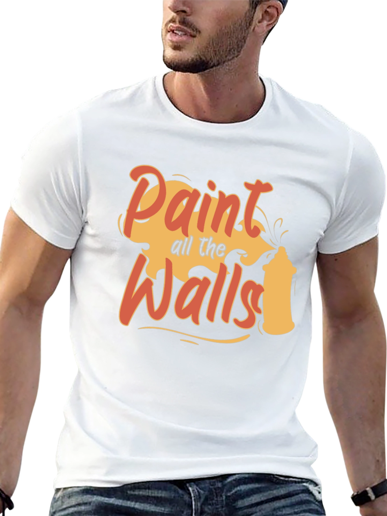Paint All the Walls Graphic T-Shirt