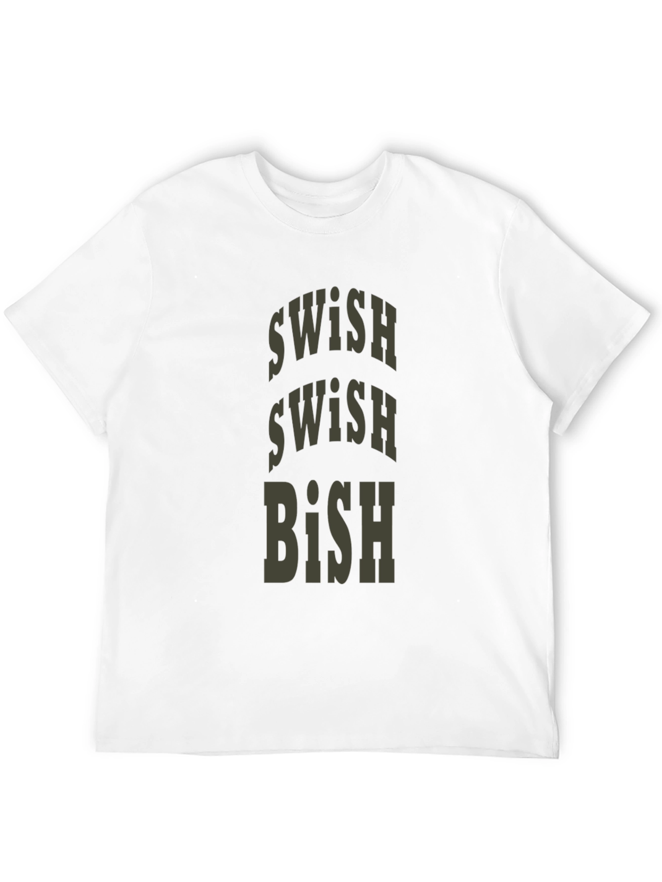 Swish Bish Graphic Tee - Trendy Casual Comfort