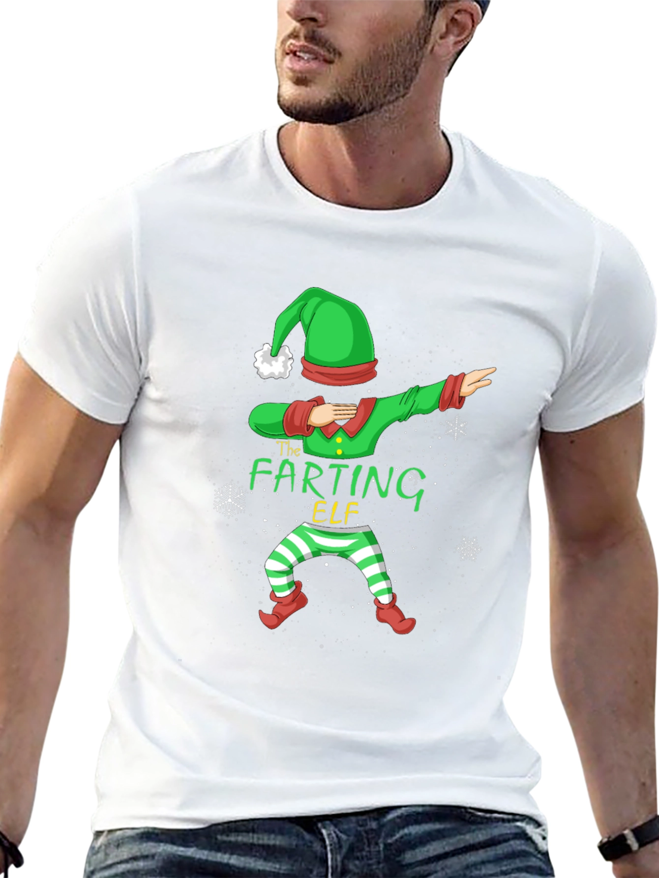 The Farting Elf Dab T-Shirt