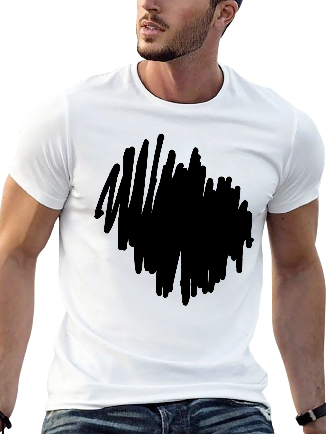 Solid Black Casual T-Shirt - Everyday Style
