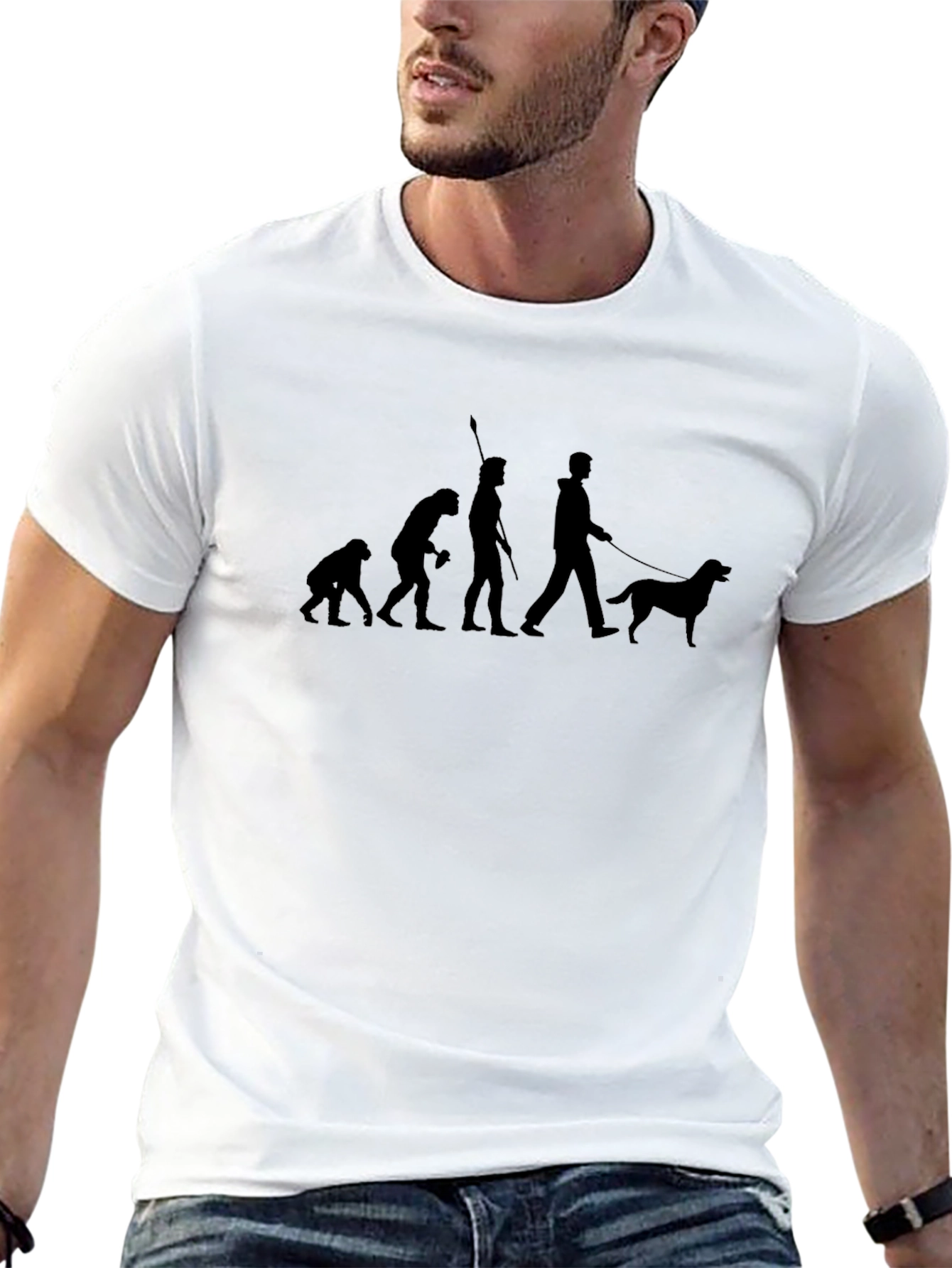 Dog Owner Evolution T-Shirt – Funny Dog Lover Graphic Tee