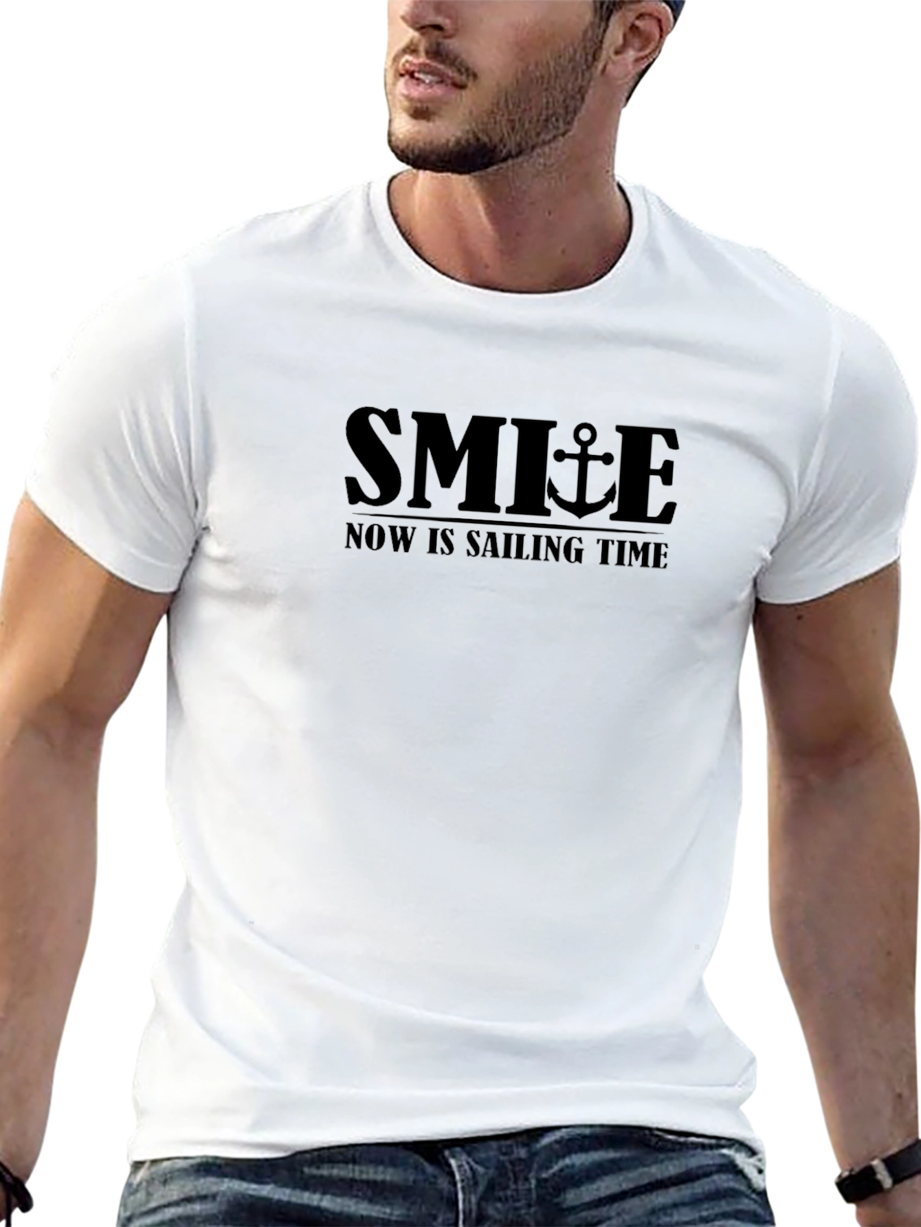 SMILE Sailing Time Graphic Tee