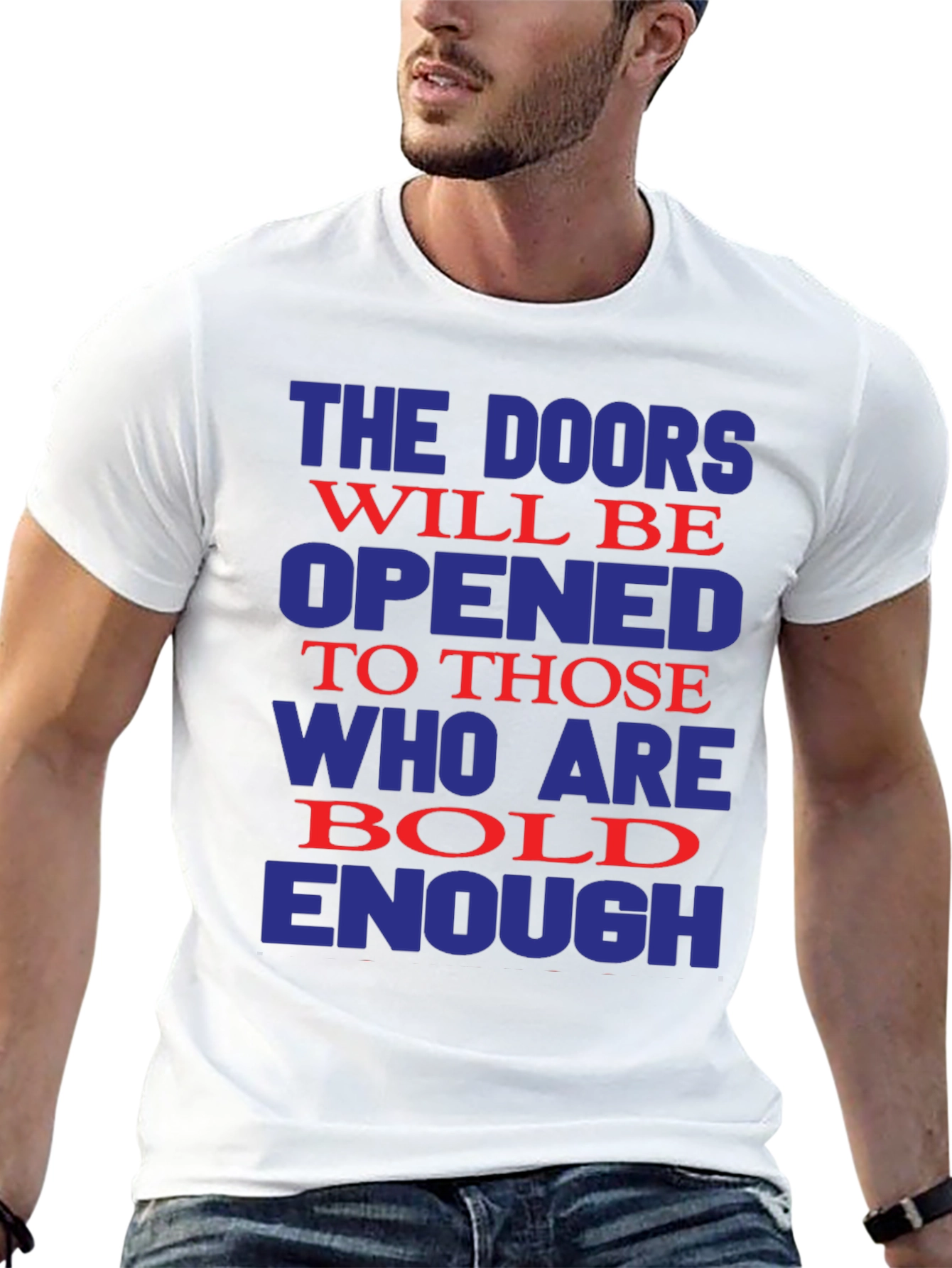 Bold Enough Graphic Tee - Motivational T-Shirt