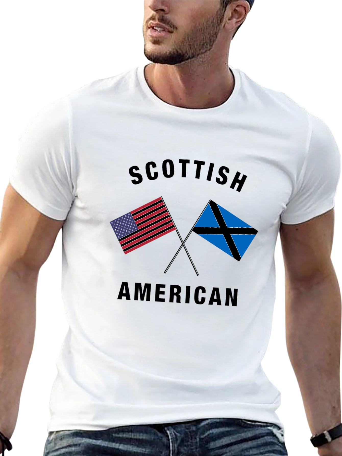 Scottish American Flag T-Shirt