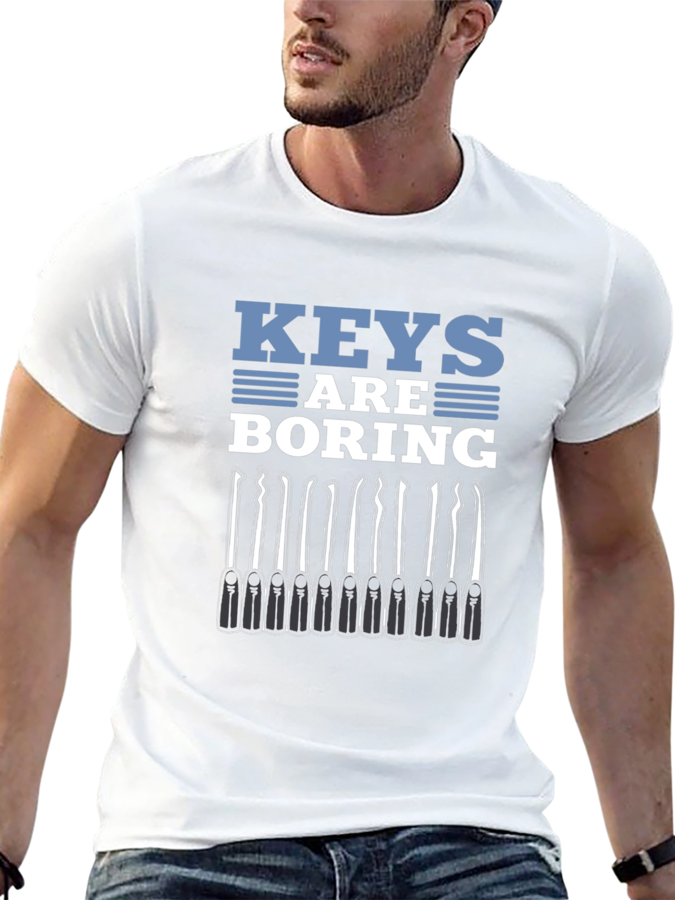 Keys Are Boring T-Shirt Lock Picking Hobbyist
