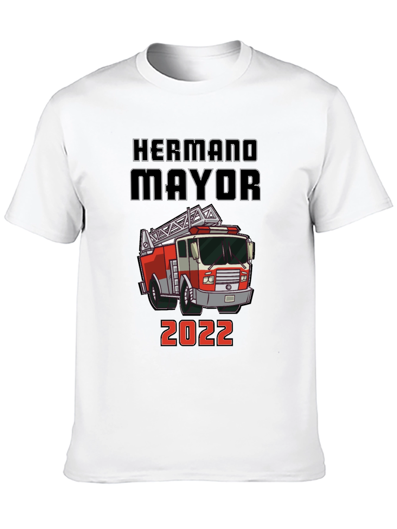 Hermano Mayor Fire Truck T-Shirt