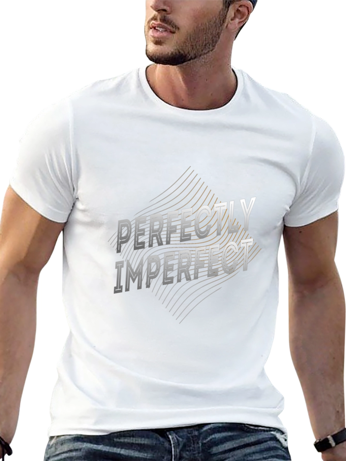 Perfectly Imperfect Black T-Shirt
