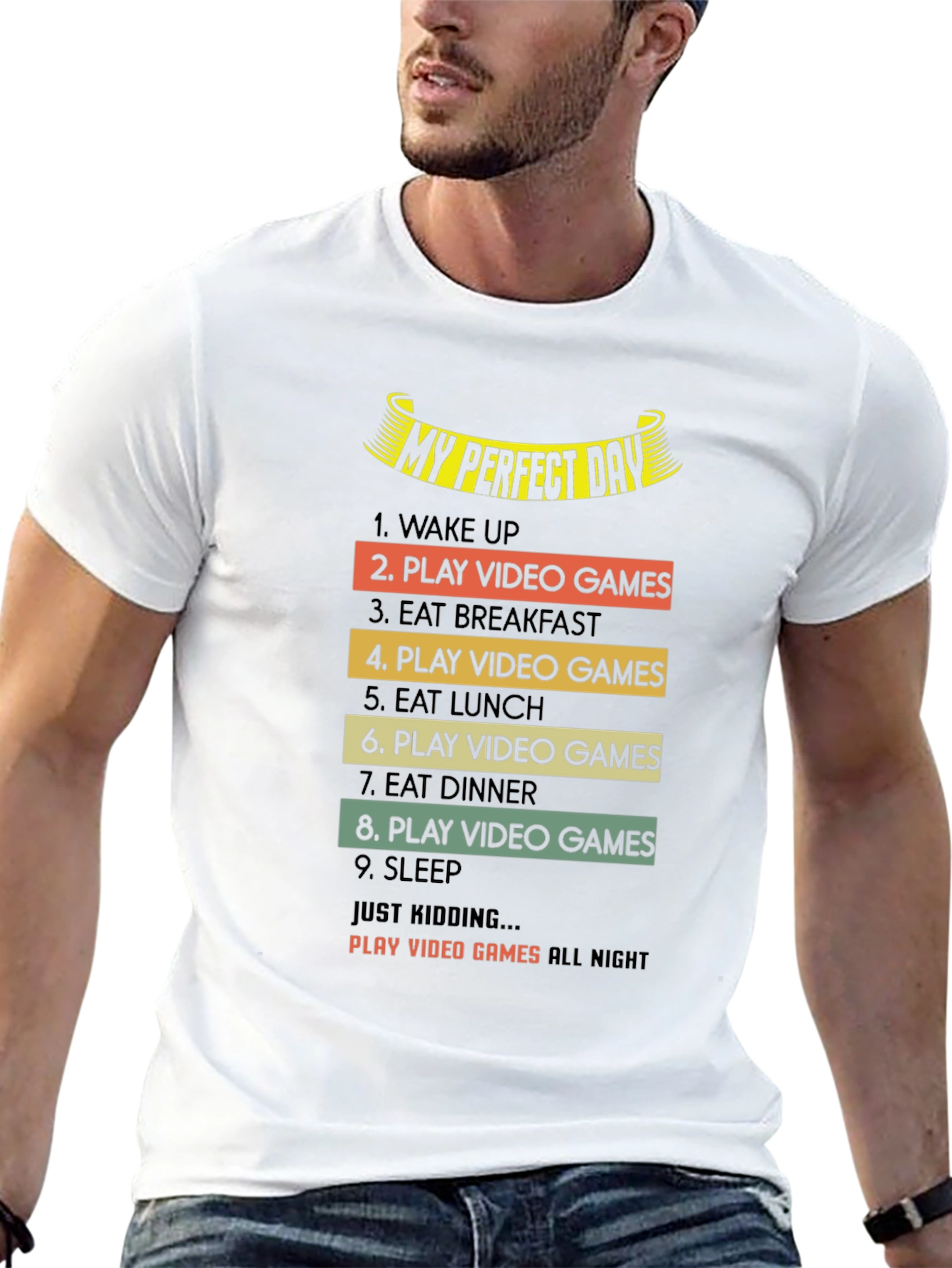 My Perfect Day Video Game T-Shirt