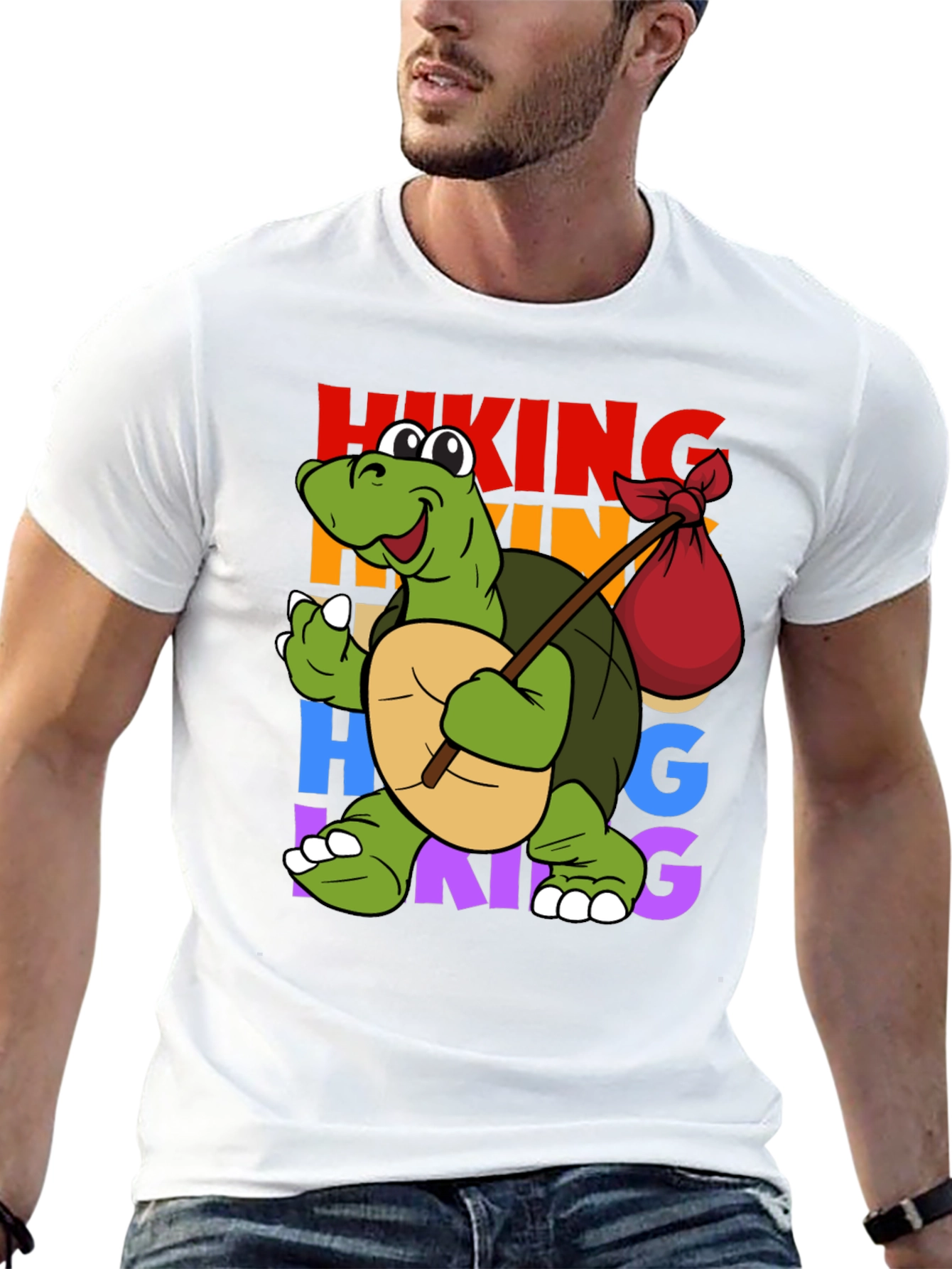 Hiking Turtle Graphic Tee