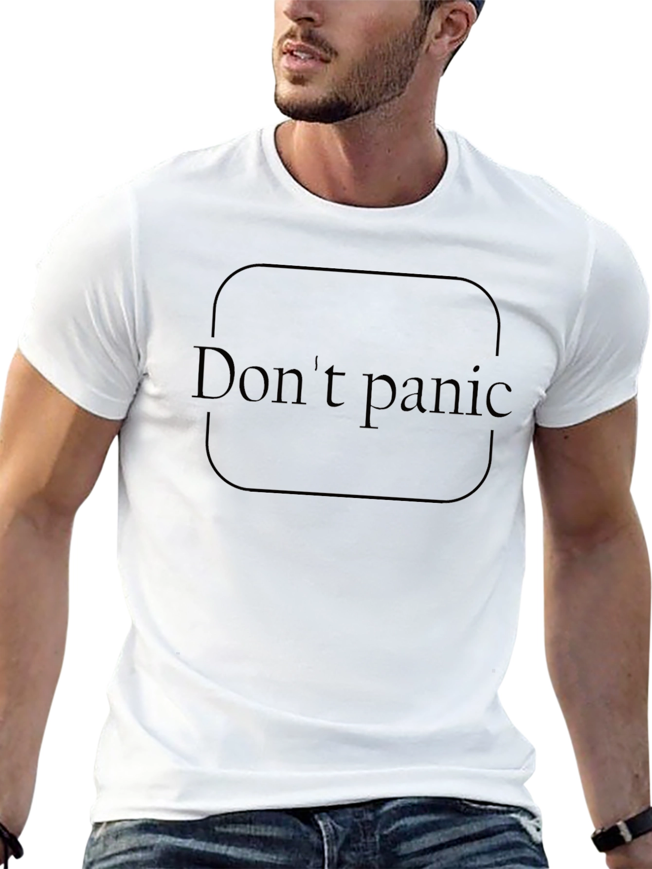 Dont Panic T-Shirt: Relaxed Fit