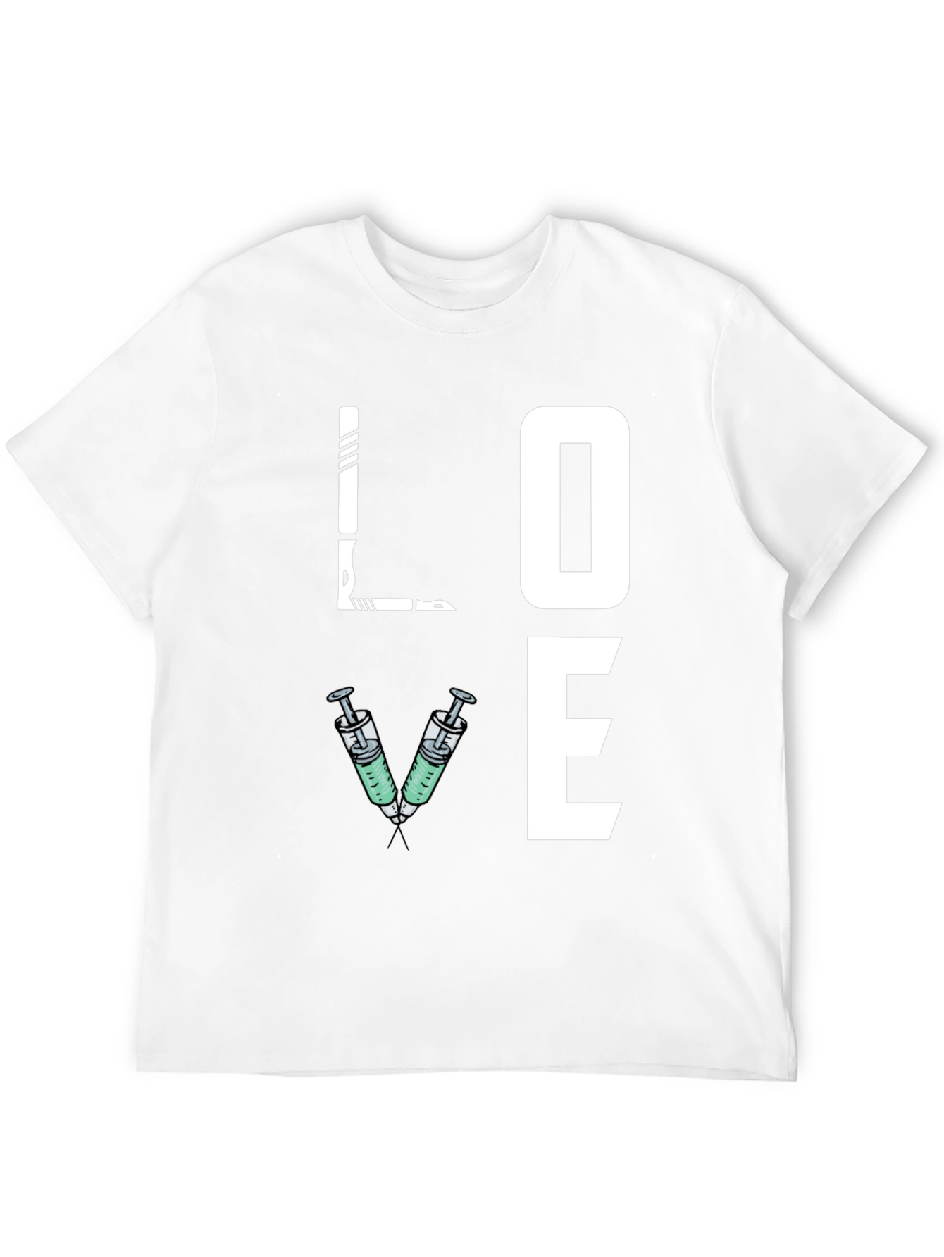 LOVE Syringe T-Shirt - Vaccinate with Love
