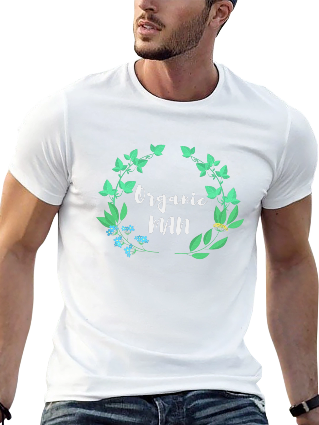 Organic Man Graphic Tee - Black