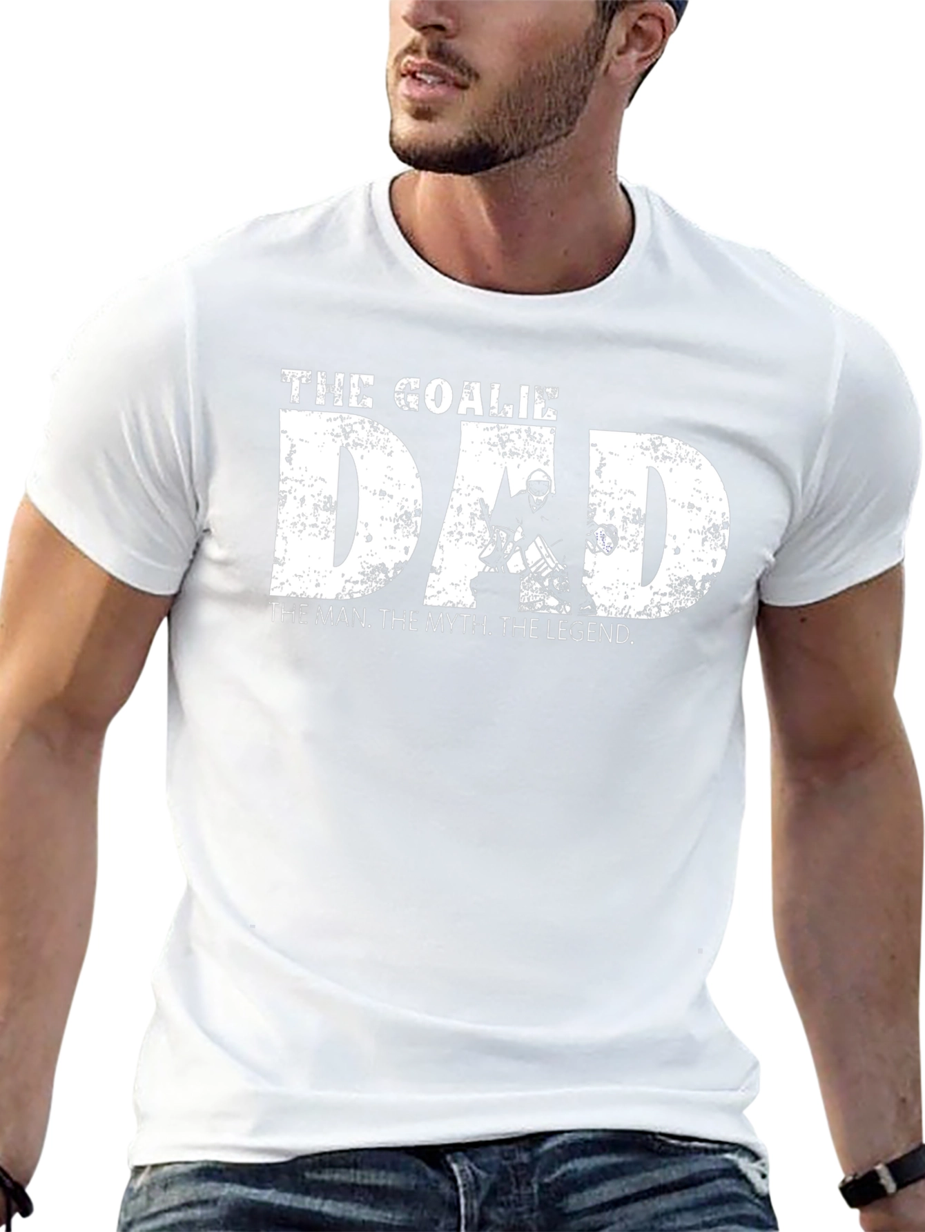The Goalie Dad T-Shirt - Hockey Legend