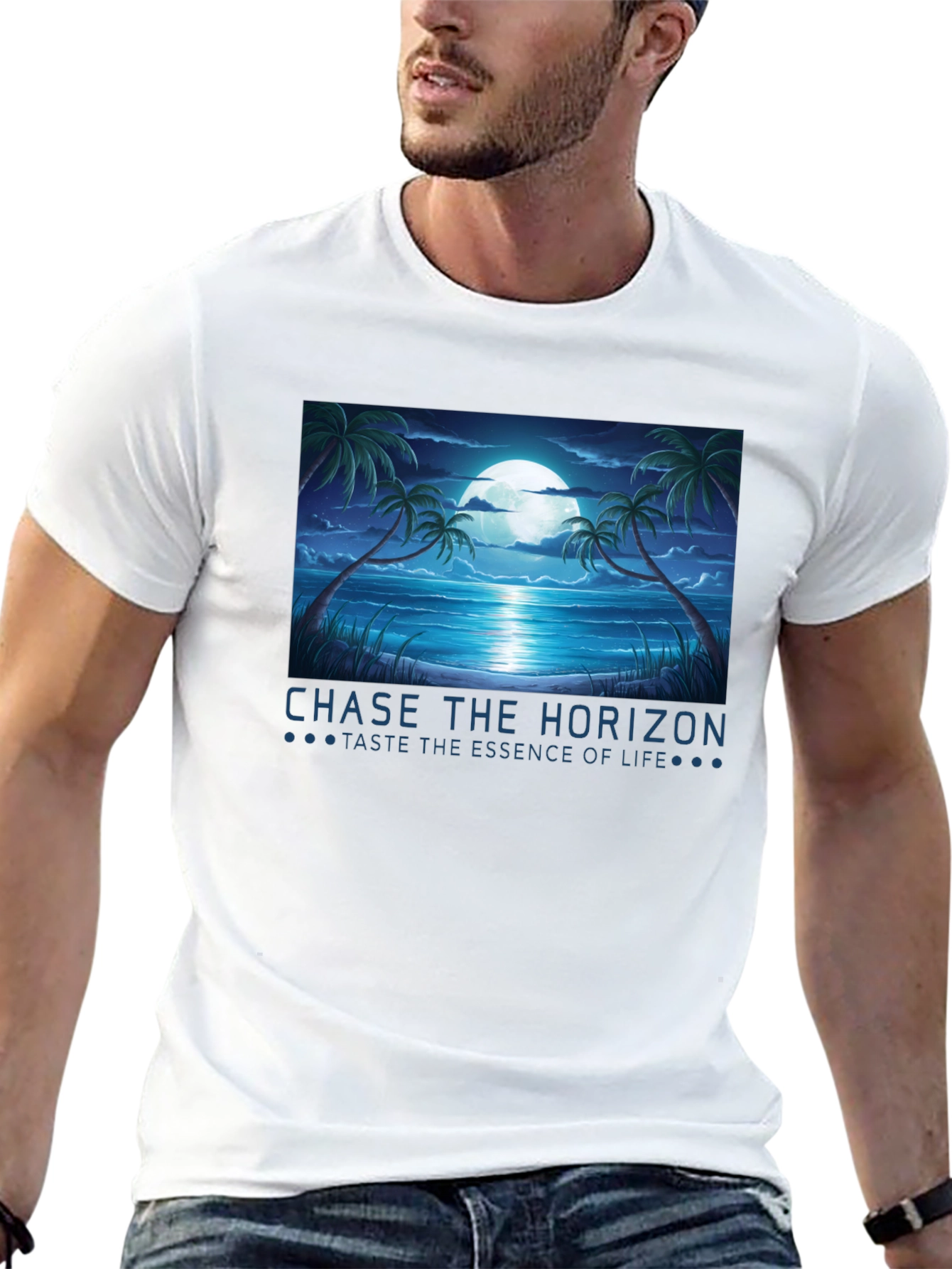 Chase the Horizon Beach Moon T-Shirt