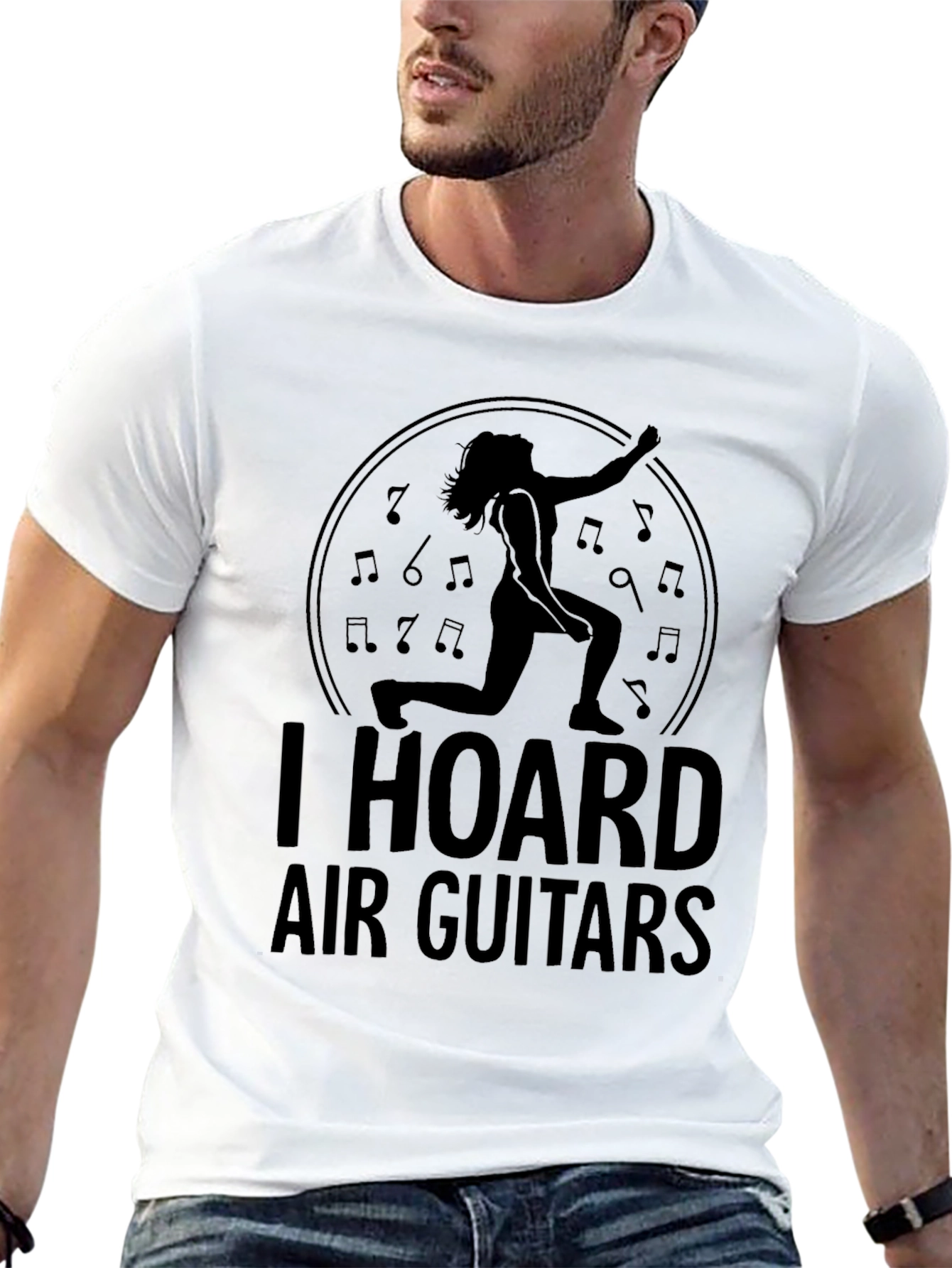 I Hoard Air Guitars Graphic T-Shirt