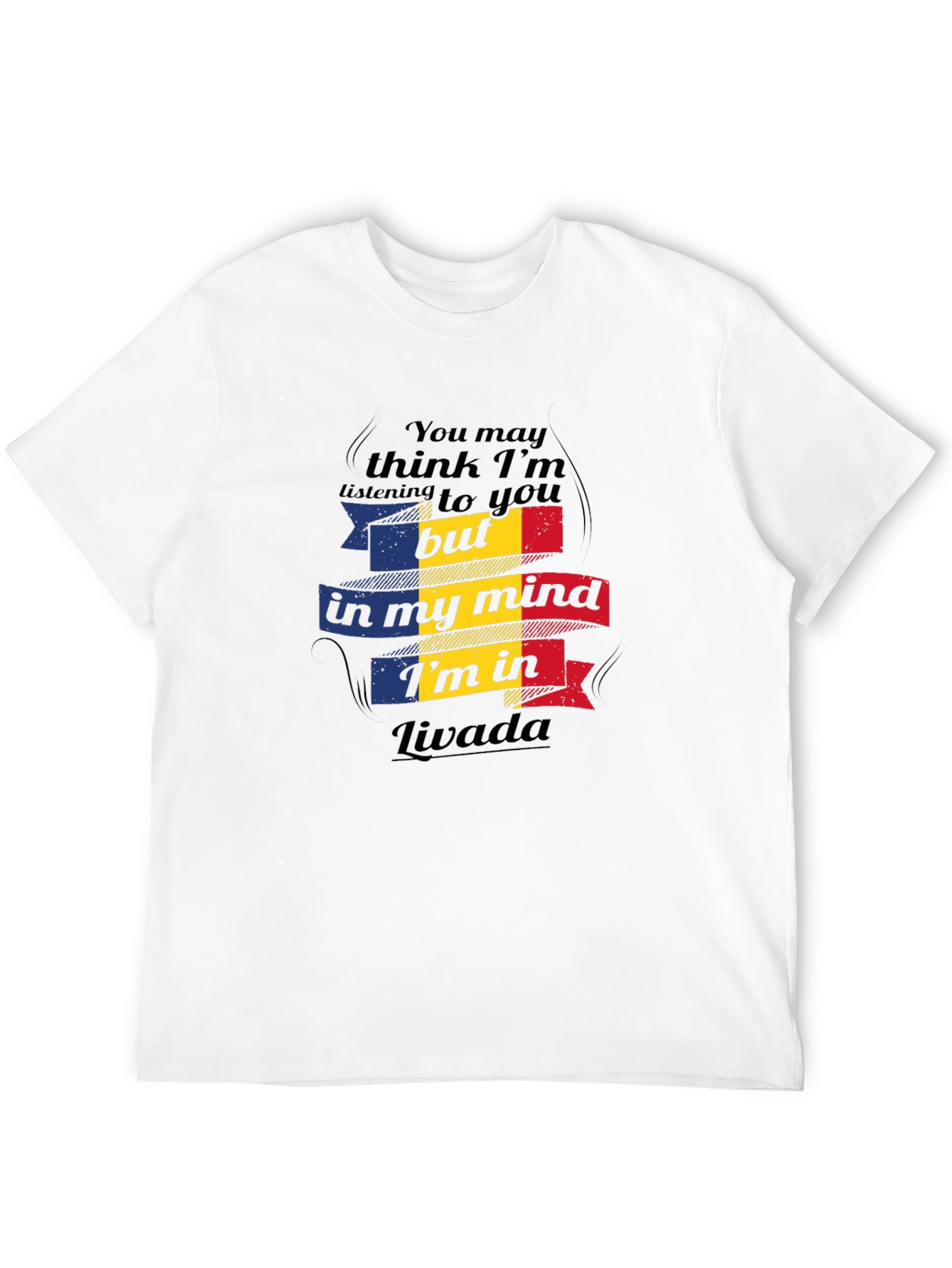 Livada in My Mind T-Shirt - Romania Flag Design