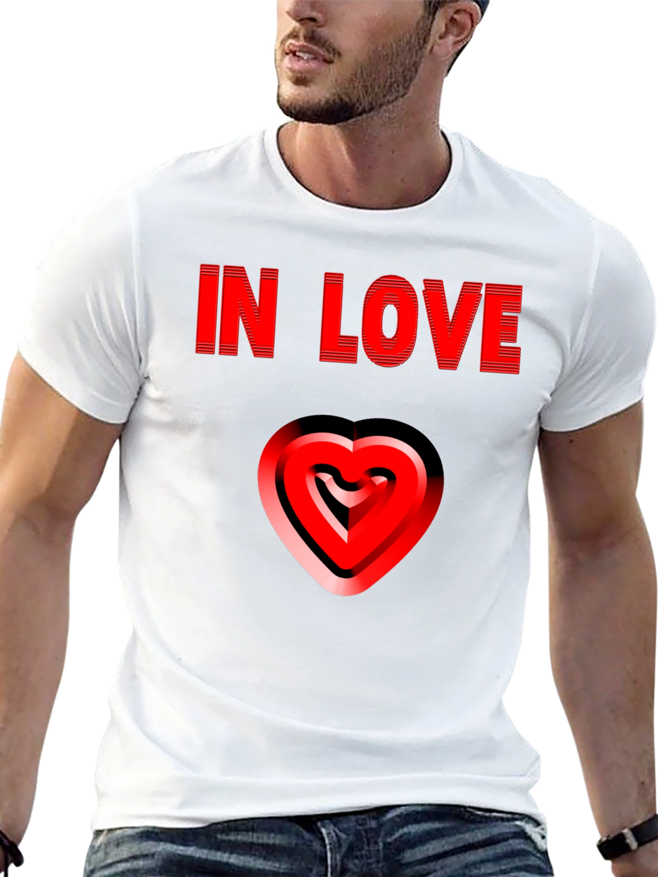 In Love Graphic T-Shirt - Stylish Valentines Day Apparel