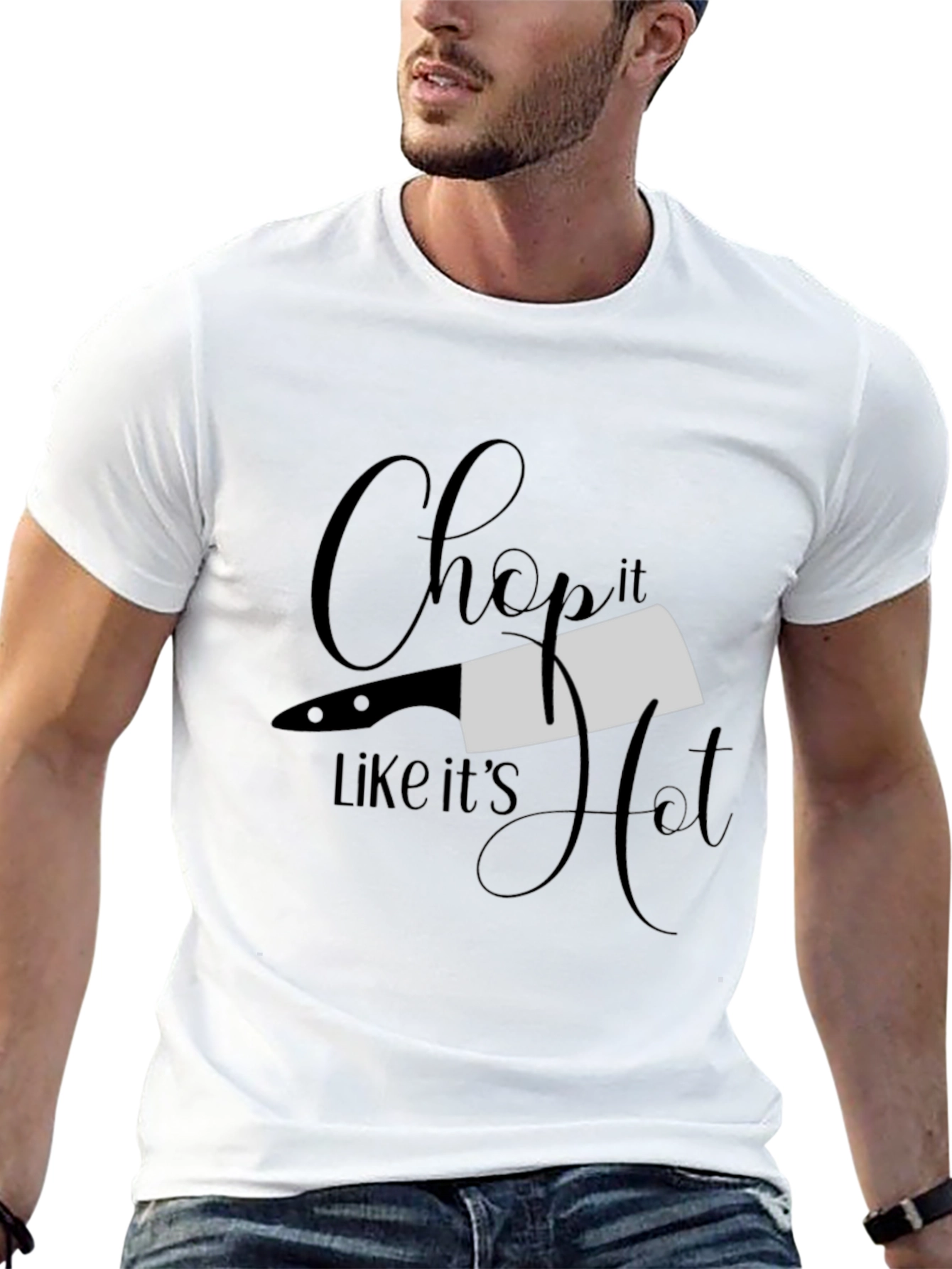 Chop it Like Its Hot Black T-Shirt