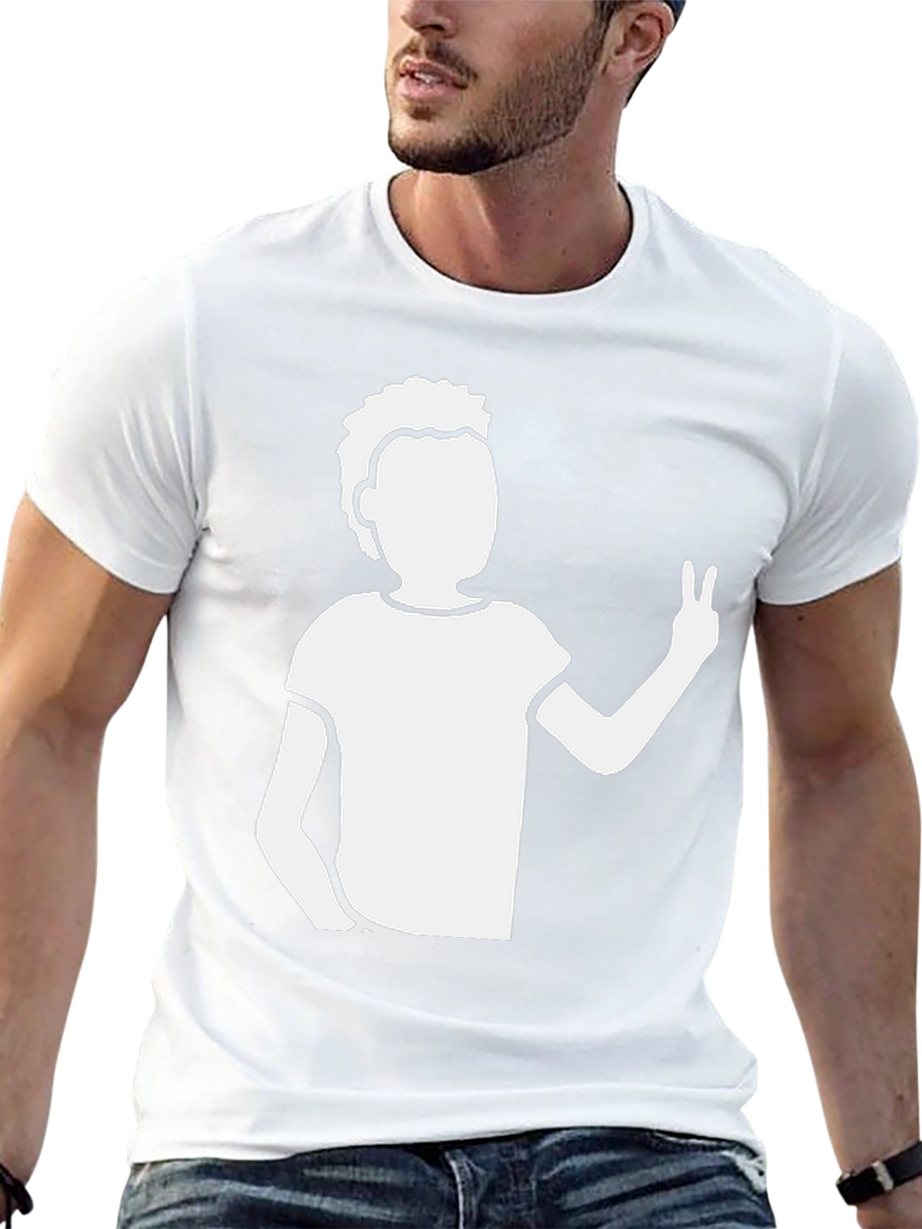 Peace Sign Graphic Tee - Cool & Casual