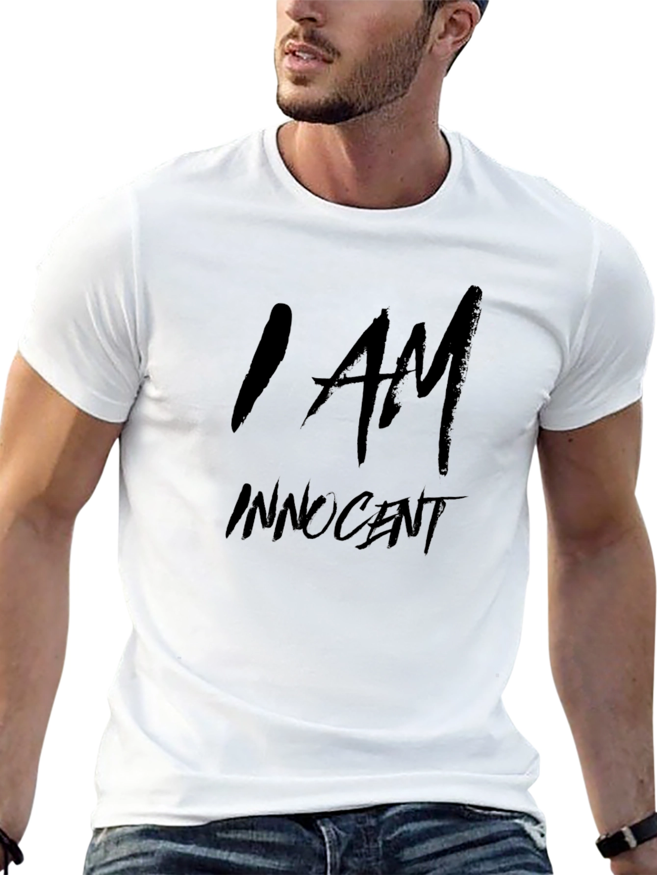 I am Innocent Graphic Black T-Shirt