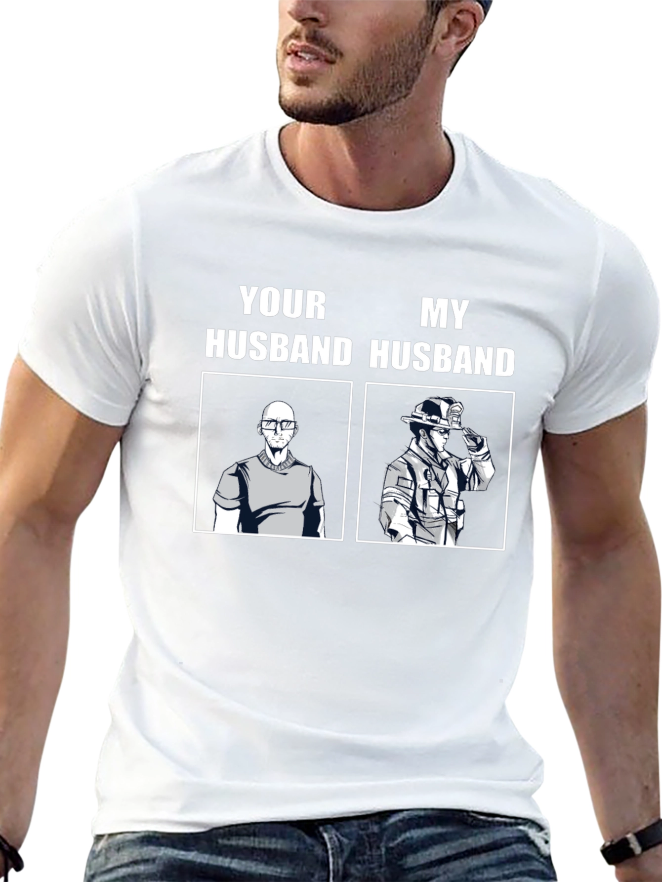Your Husband My Husband T-Shirt Occupation Humor Tee