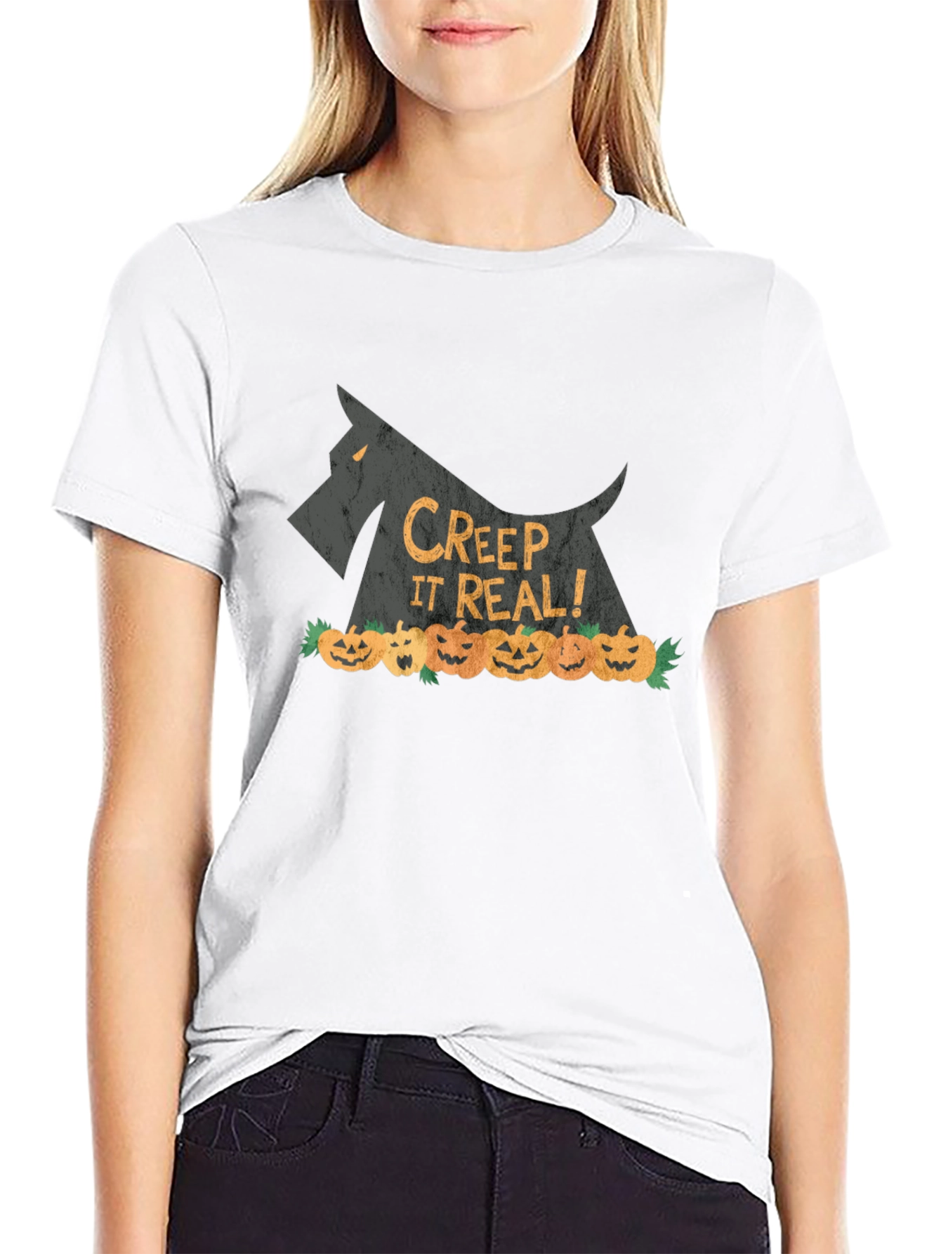 Creep It Real! Dog Halloween T-Shirt