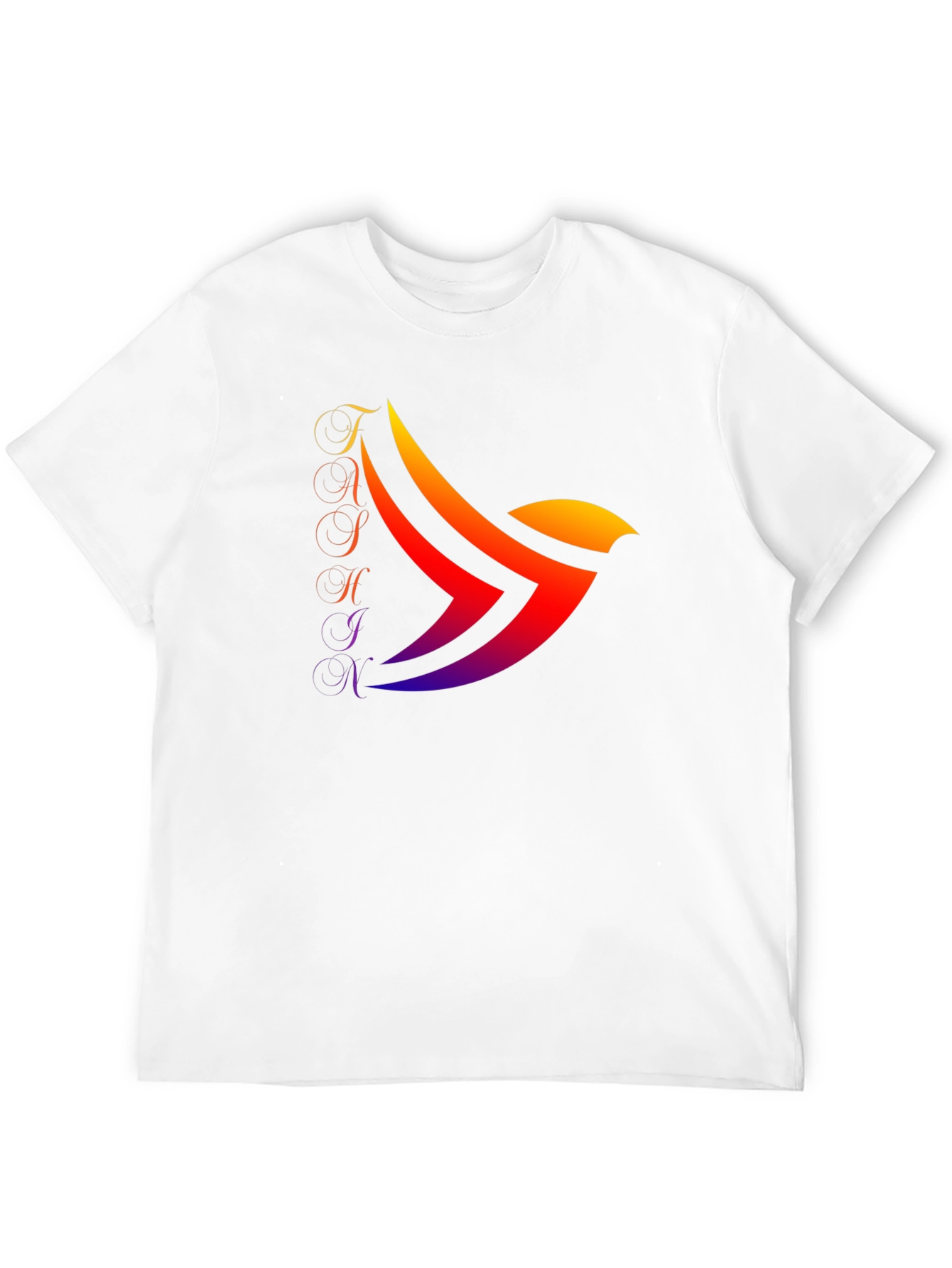 TATHINK Graphic Print Black T-Shirt