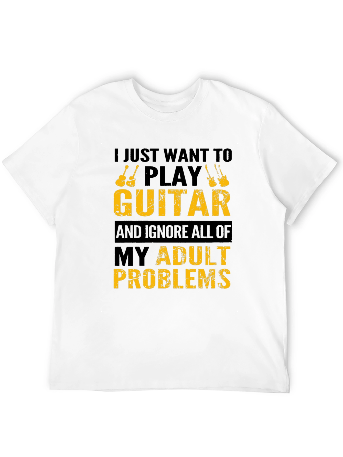 Guitar Player T-Shirt - Adulting Problems Tee