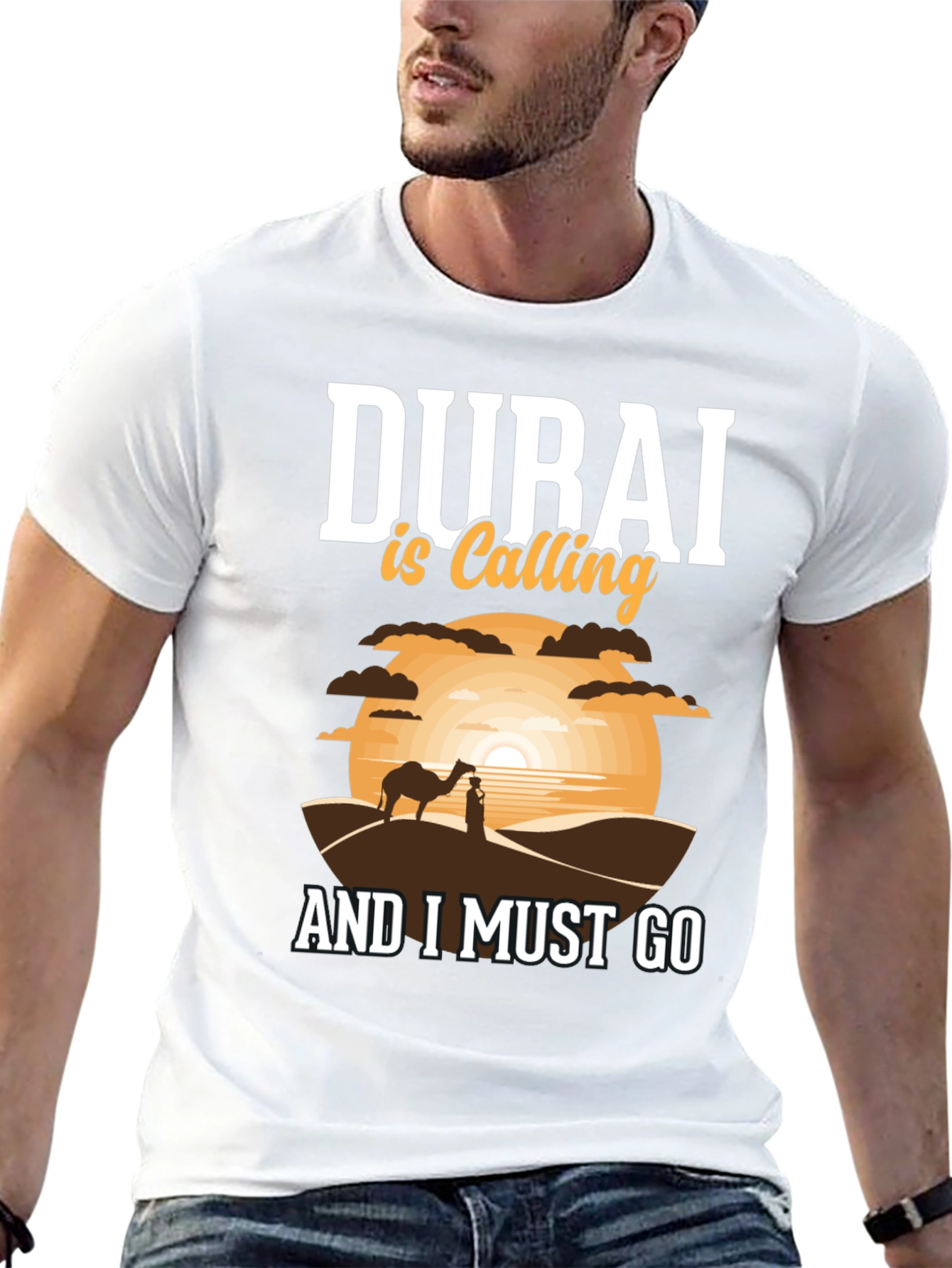 Dubai Calling T-Shirt - Travel Souvenir Tee