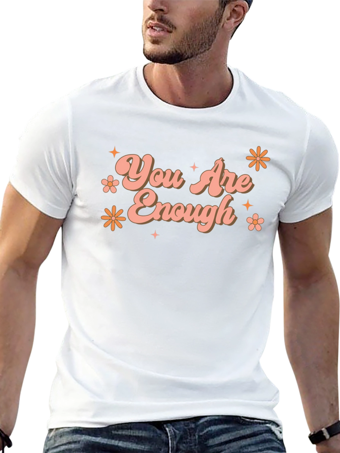 You Are Enough Retro Graphic Tee
