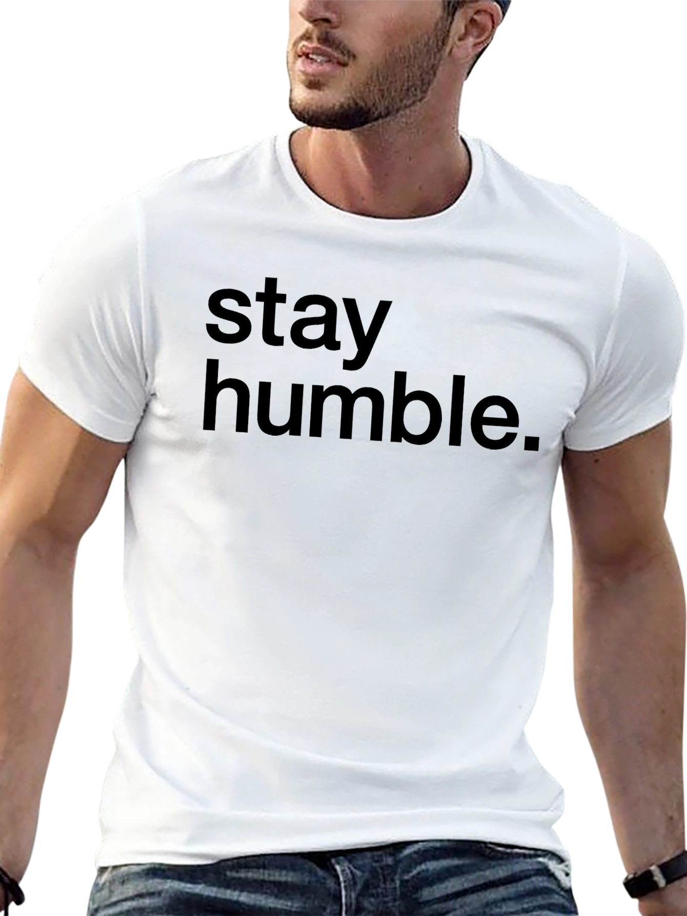 Stay Humble Graphic Tee - Unisex Casual Comfort
