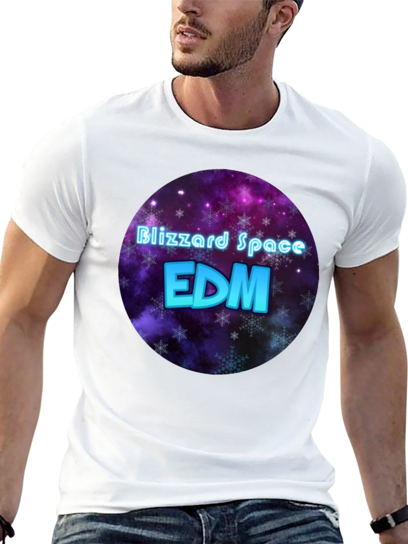 Blizzard Space EDM T-Shirt - Unique Graphic Tee