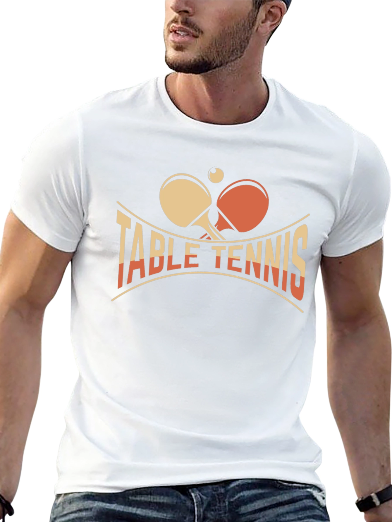 Retro Table Tennis Graphic Tee