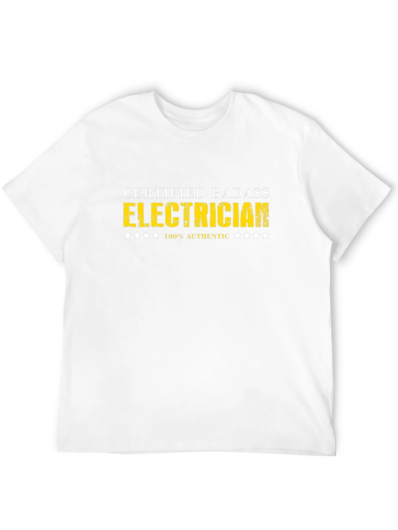 Certified Badass Electrician Graphic Tee