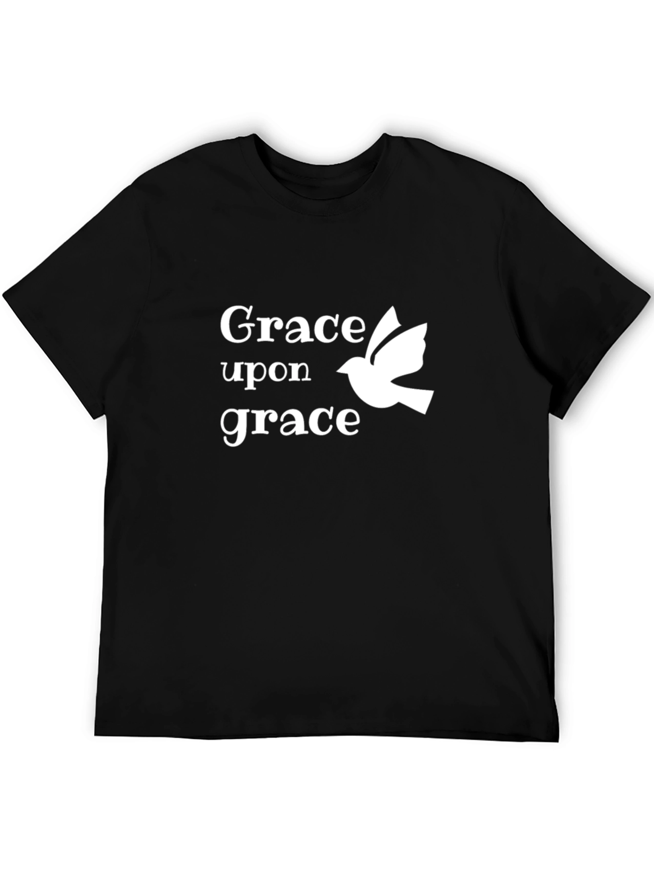 Grace Upon Grace Black Graphic T-Shirt