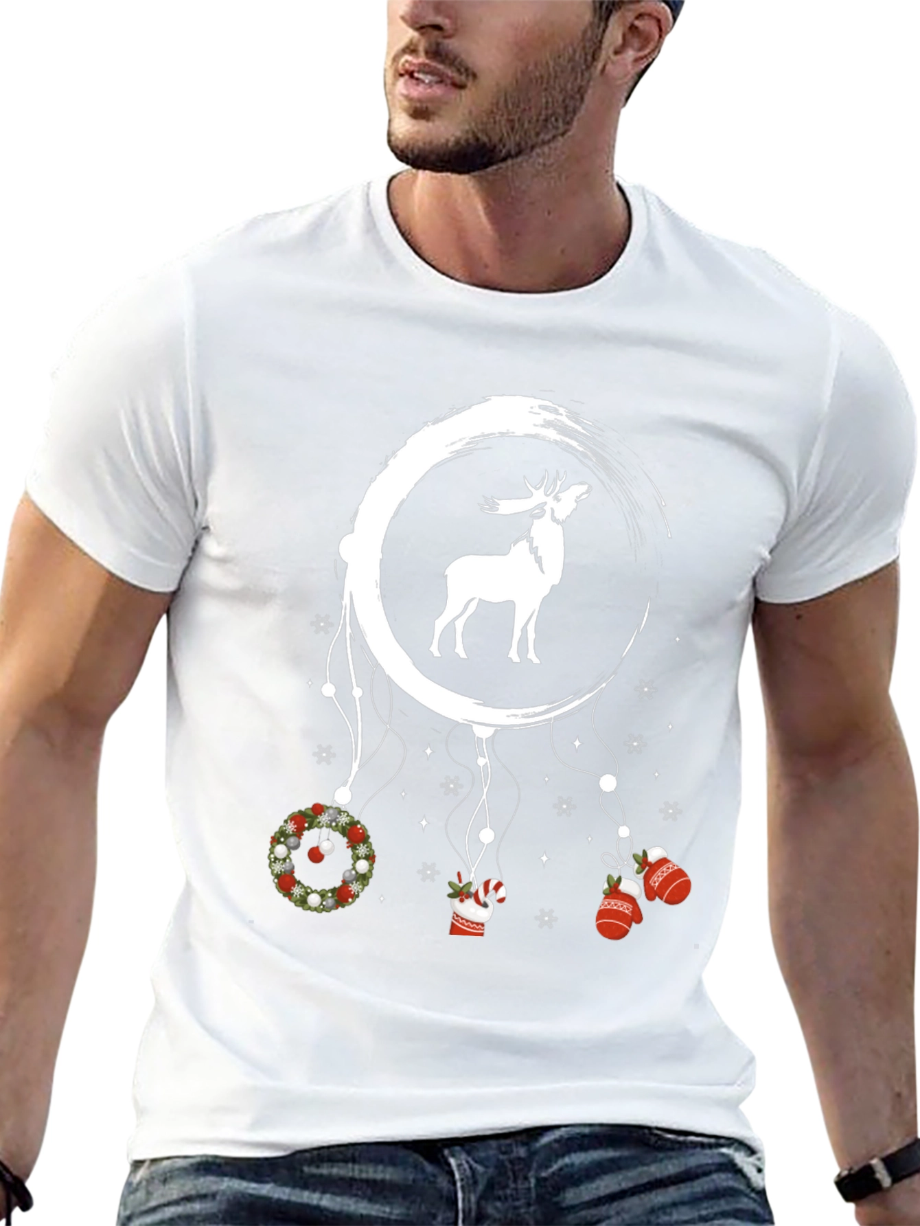 Holiday Deer Dreamcatcher T-Shirt