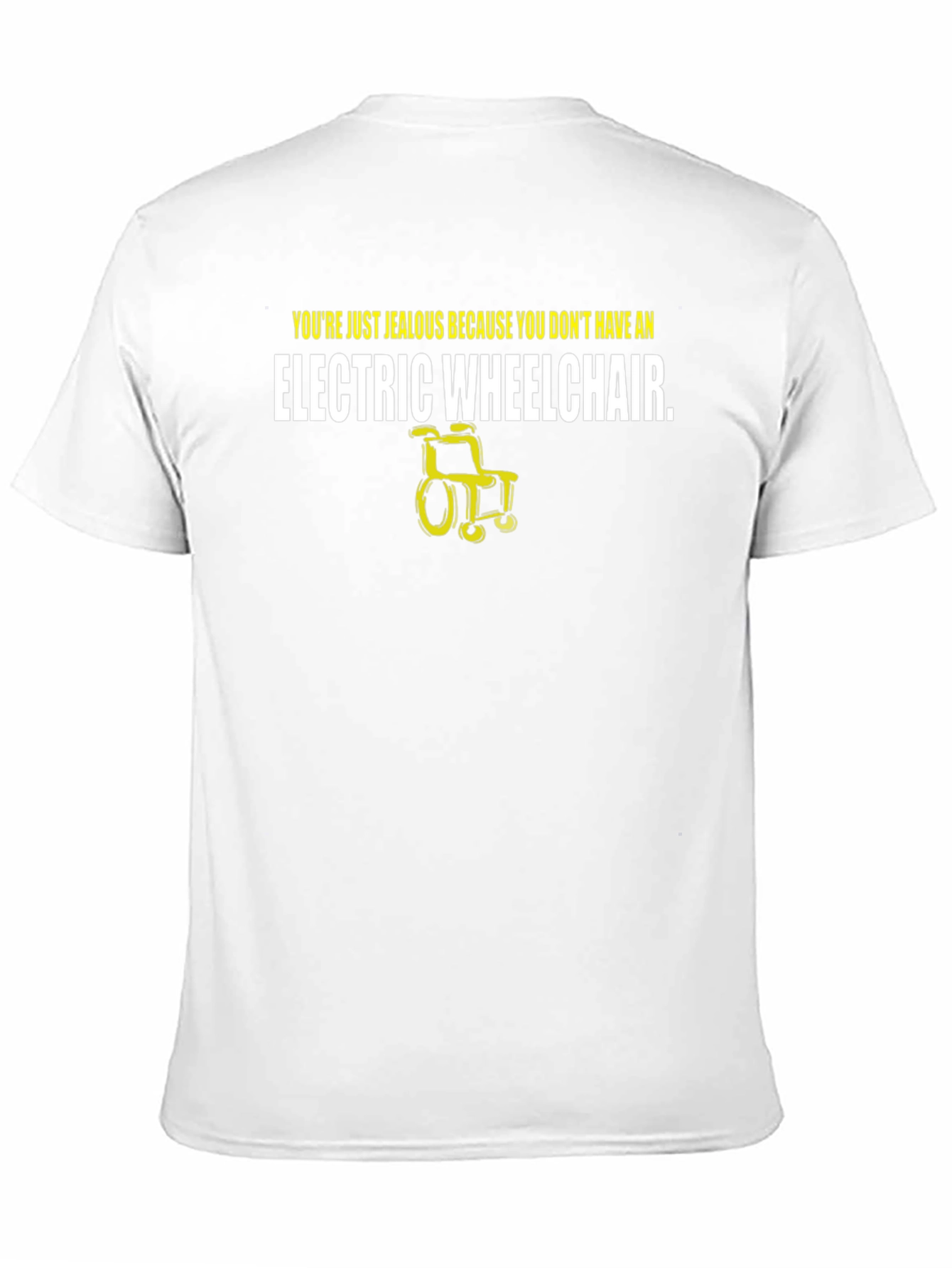 Jealous Electric Wheelchair Humor T-Shirt