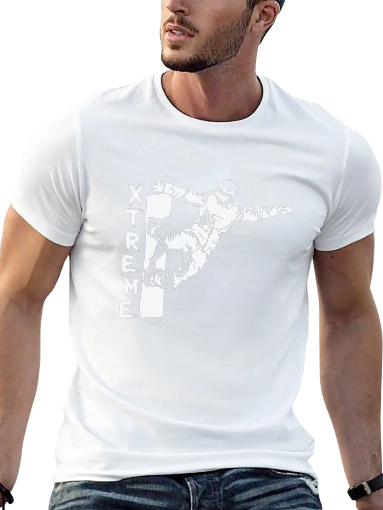 Xtreme Snowboard Graphic T-Shirt - Black