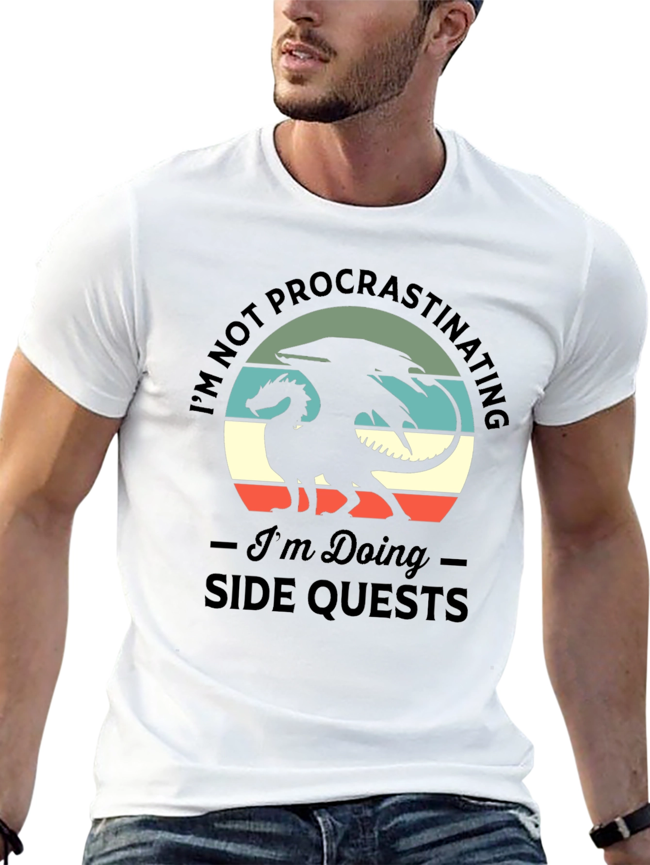 Dragon Side Quests Graphic T-Shirt