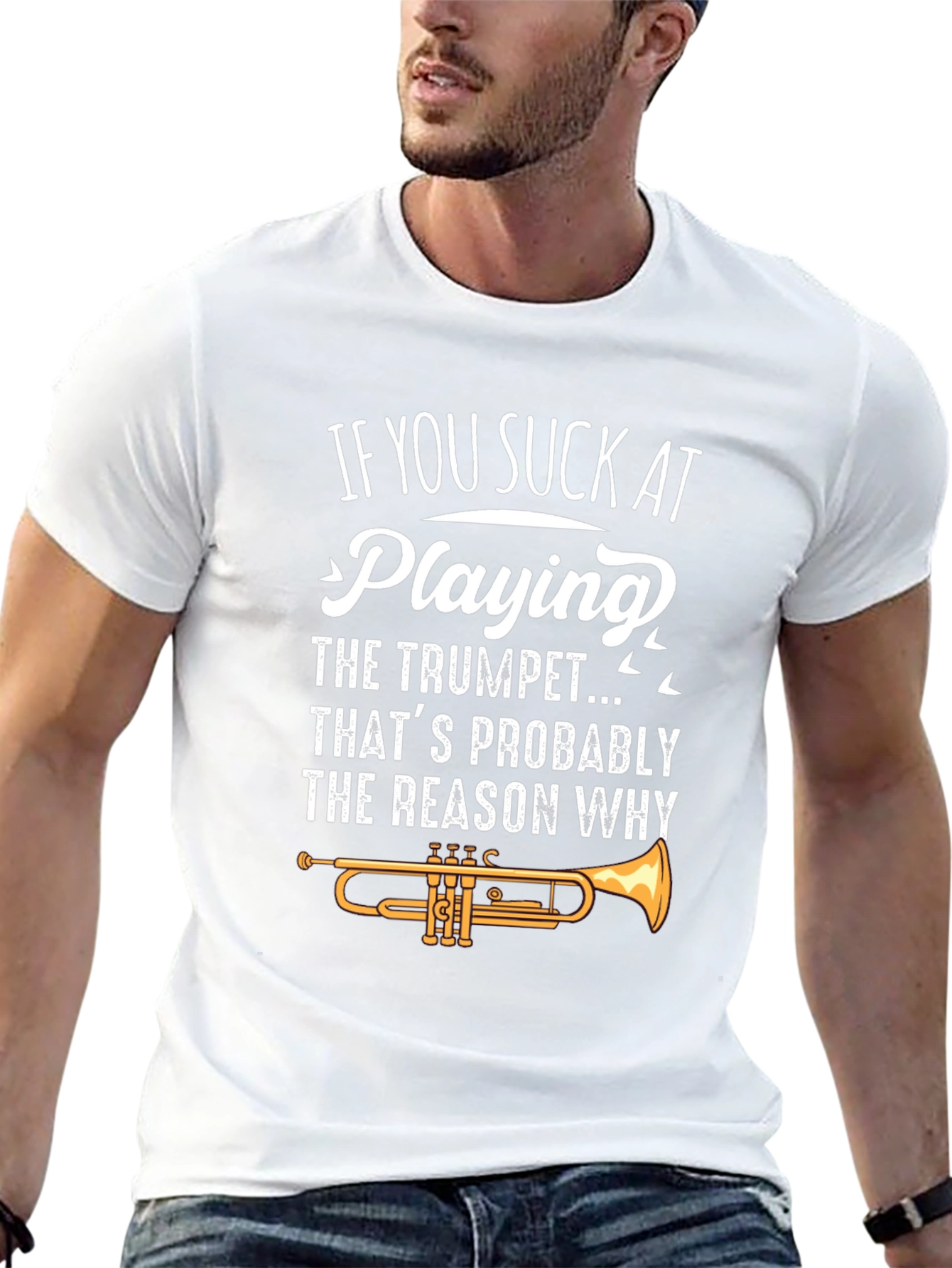 Trumpet Player T-Shirt - Funny Music Tee