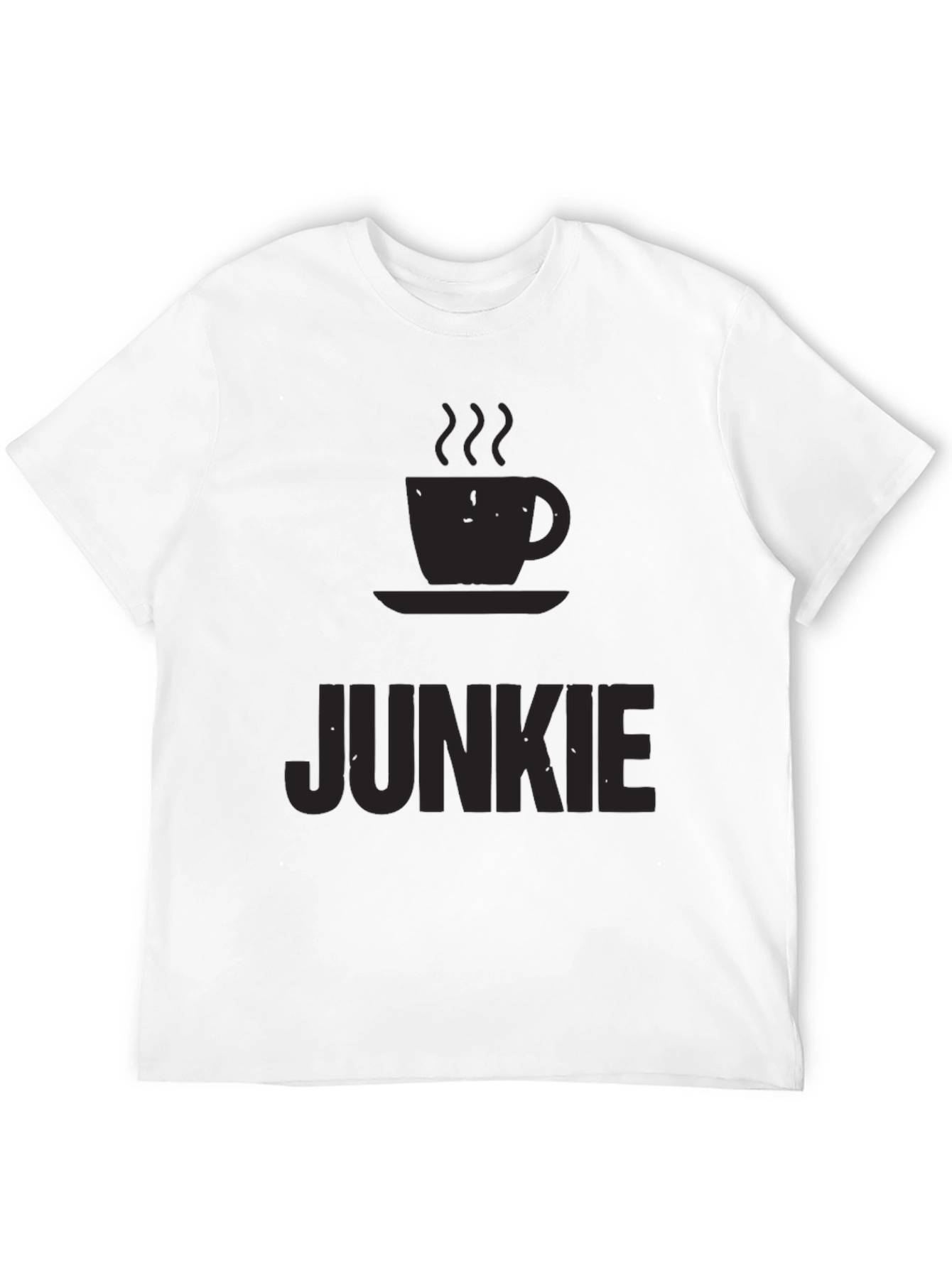 Coffee Junkie Black T-Shirt