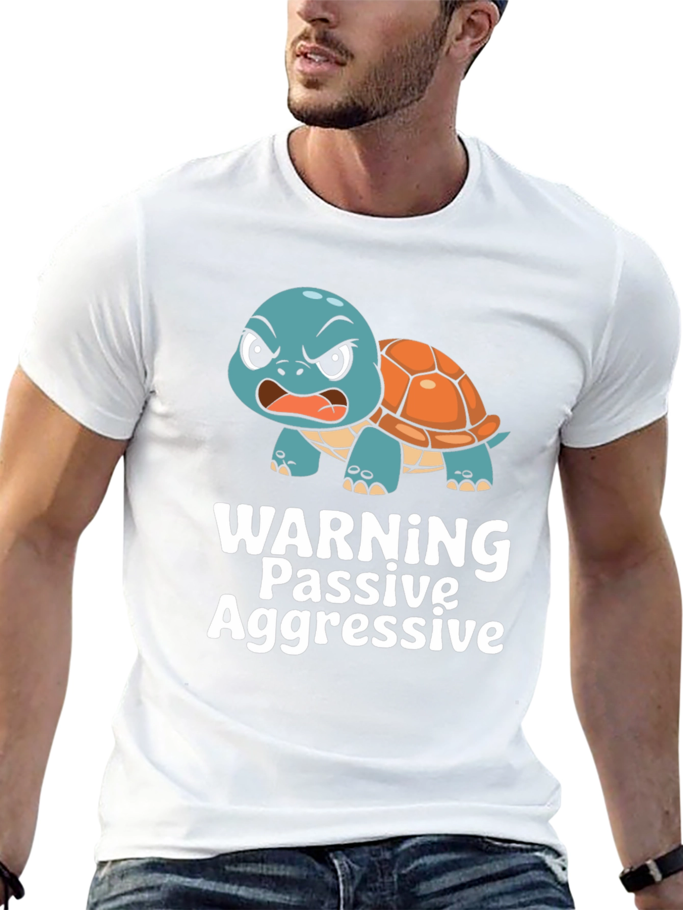 Warning Passive Aggressive Angry Turtle T-Shirt