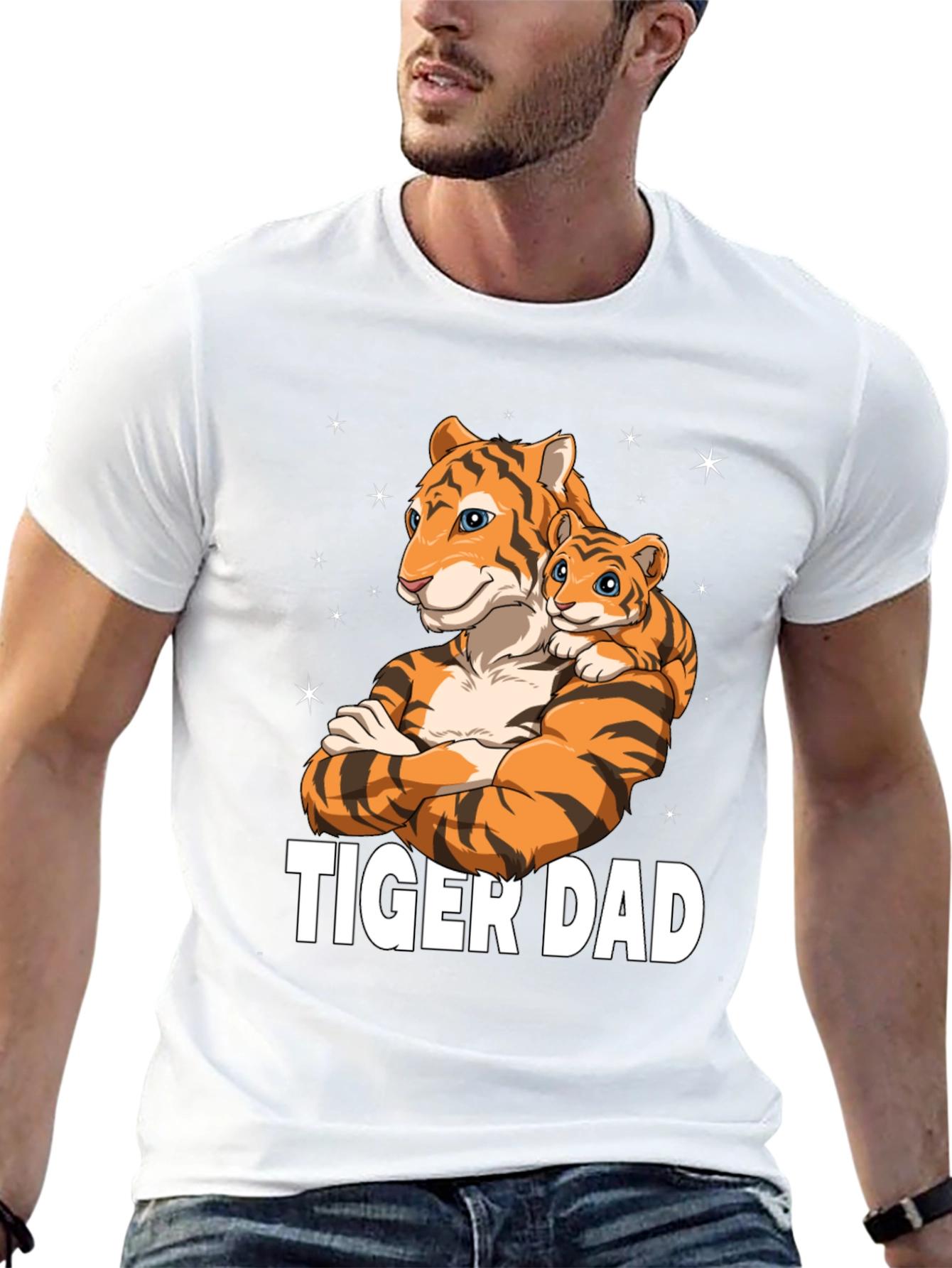 Tiger Dad Graphic Tee - Fathers Day Gift