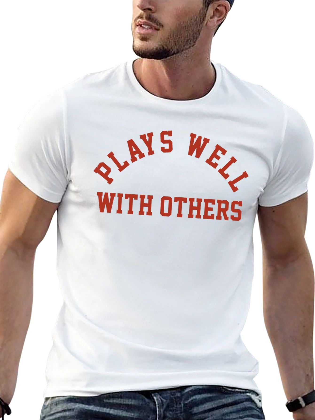Plays Well With Others Graphic Tee - Black